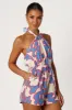 Noa Halter Romper - Flori Print sold by Petal & Pup
