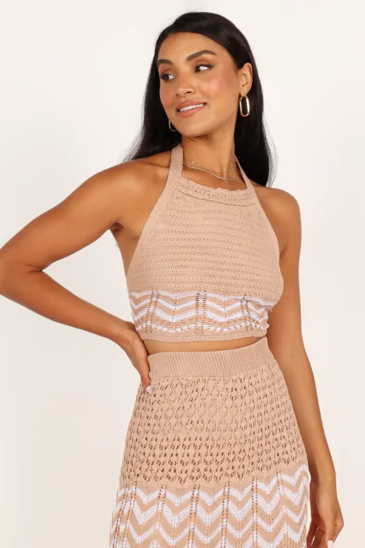 Nova Top - Beige sold by Petal & Pup