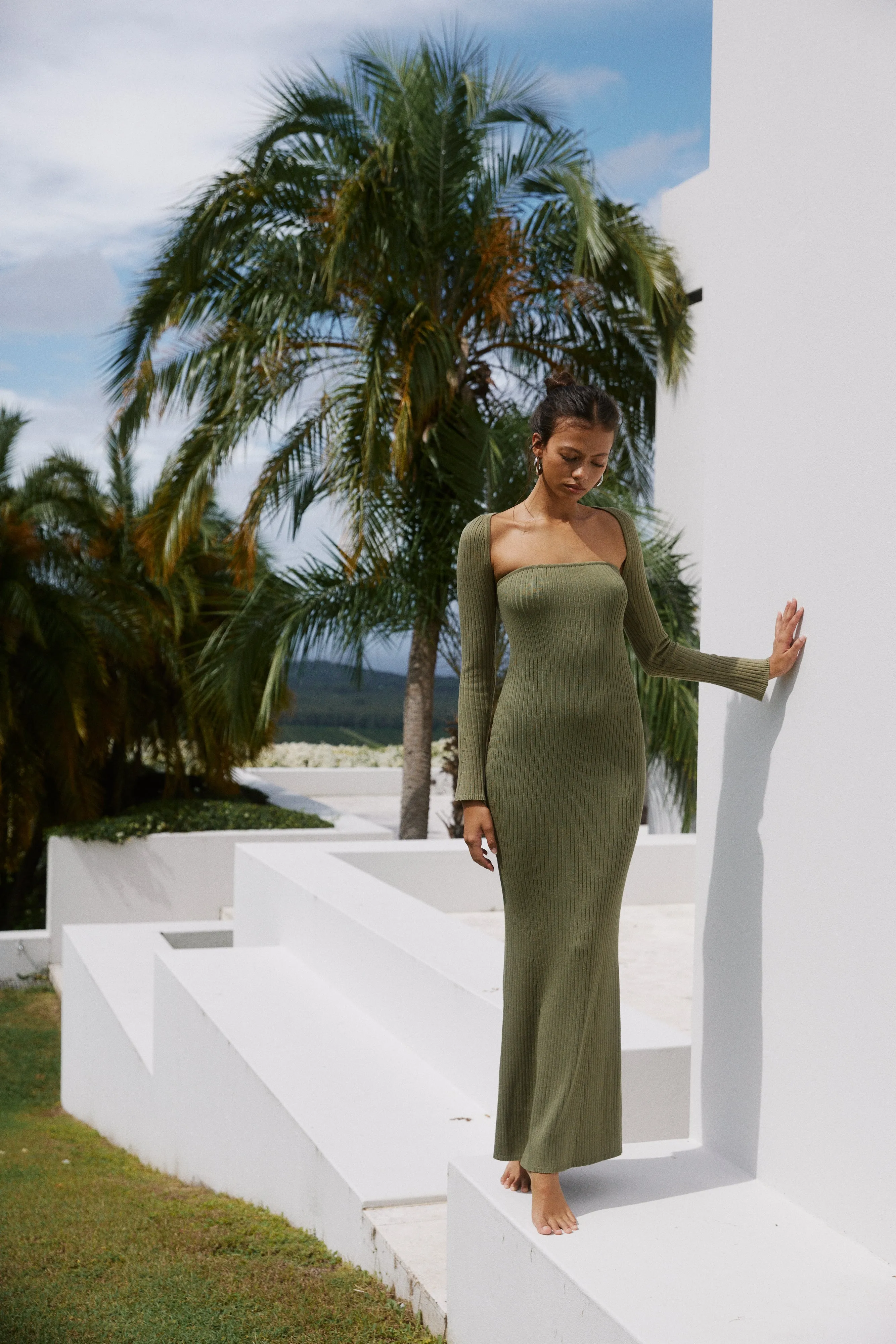 Vita Maxi Dress - Khaki sold by Petal & Pup