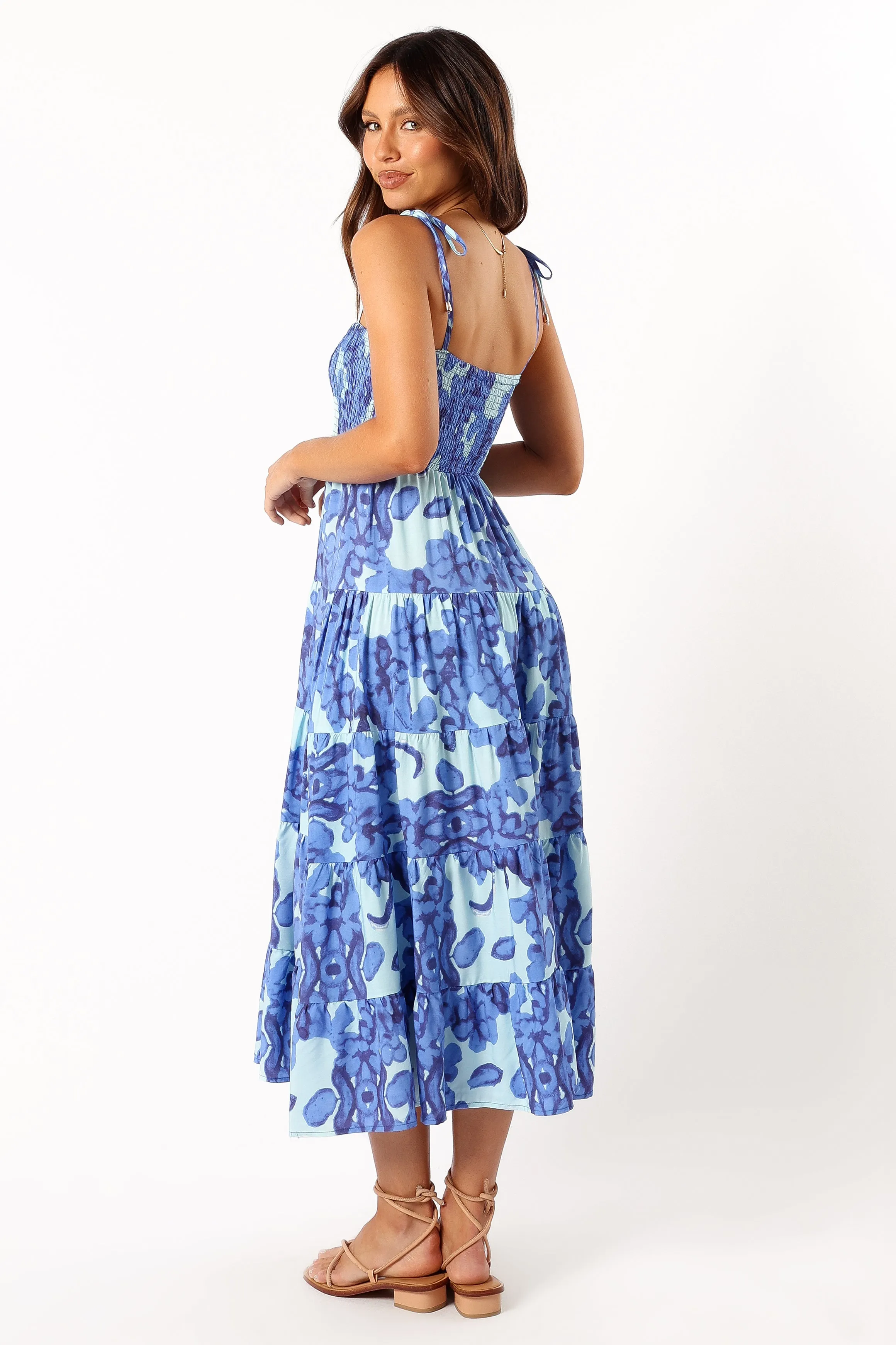 Amarie Midi Dress - Blue sold by Petal & Pup product image thumbnail 4