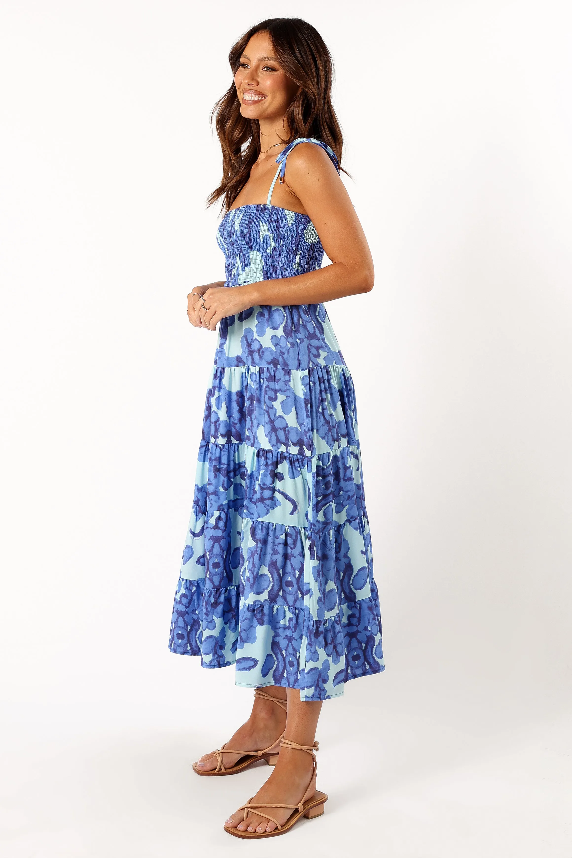 Amarie Midi Dress - Blue sold by Petal & Pup product image thumbnail 3