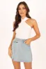 Hugo Denim Skort - Light Wash sold by Petal & Pup