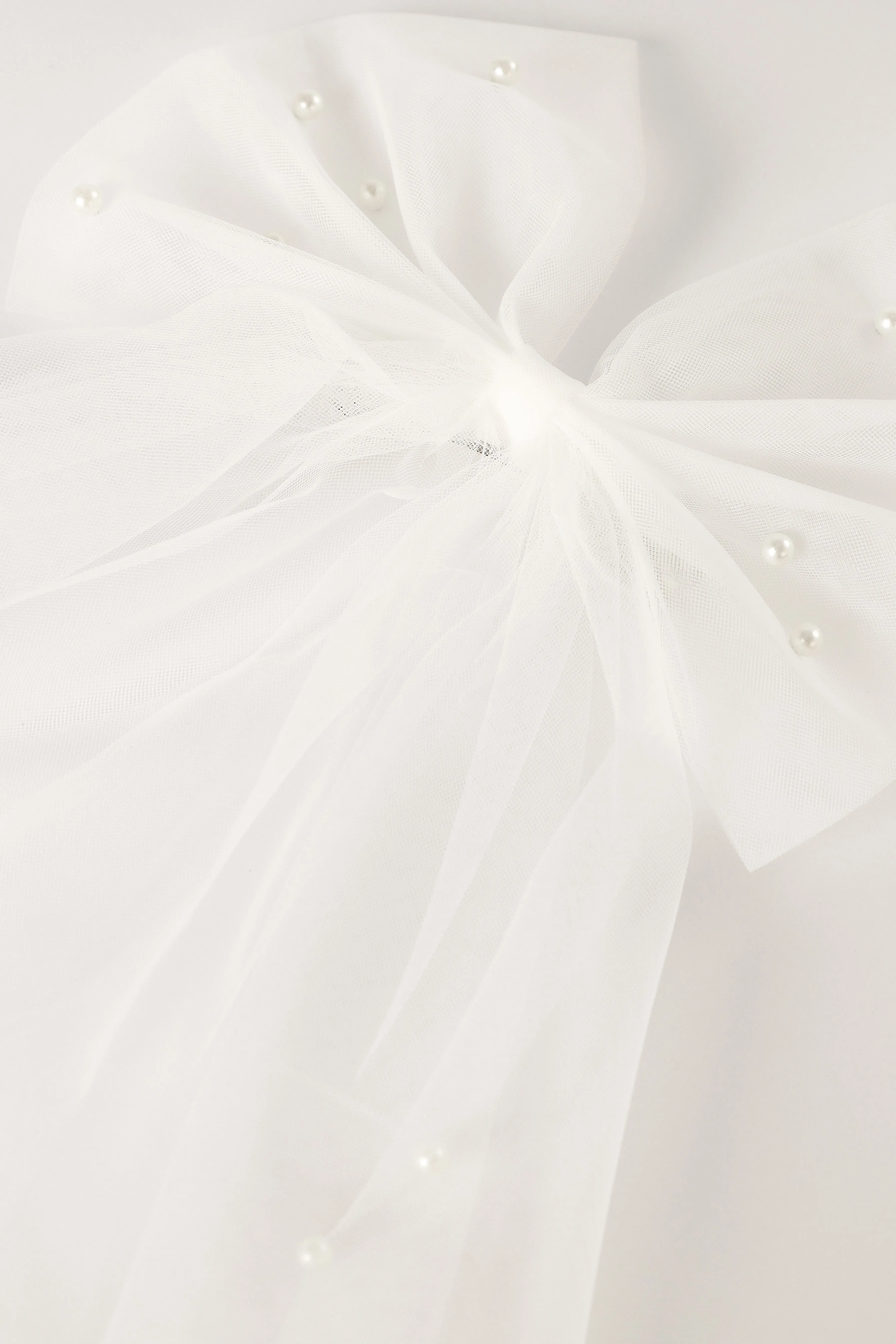 Cora Hair Bow - White sold by Petal & Pup product image thumbnail 4