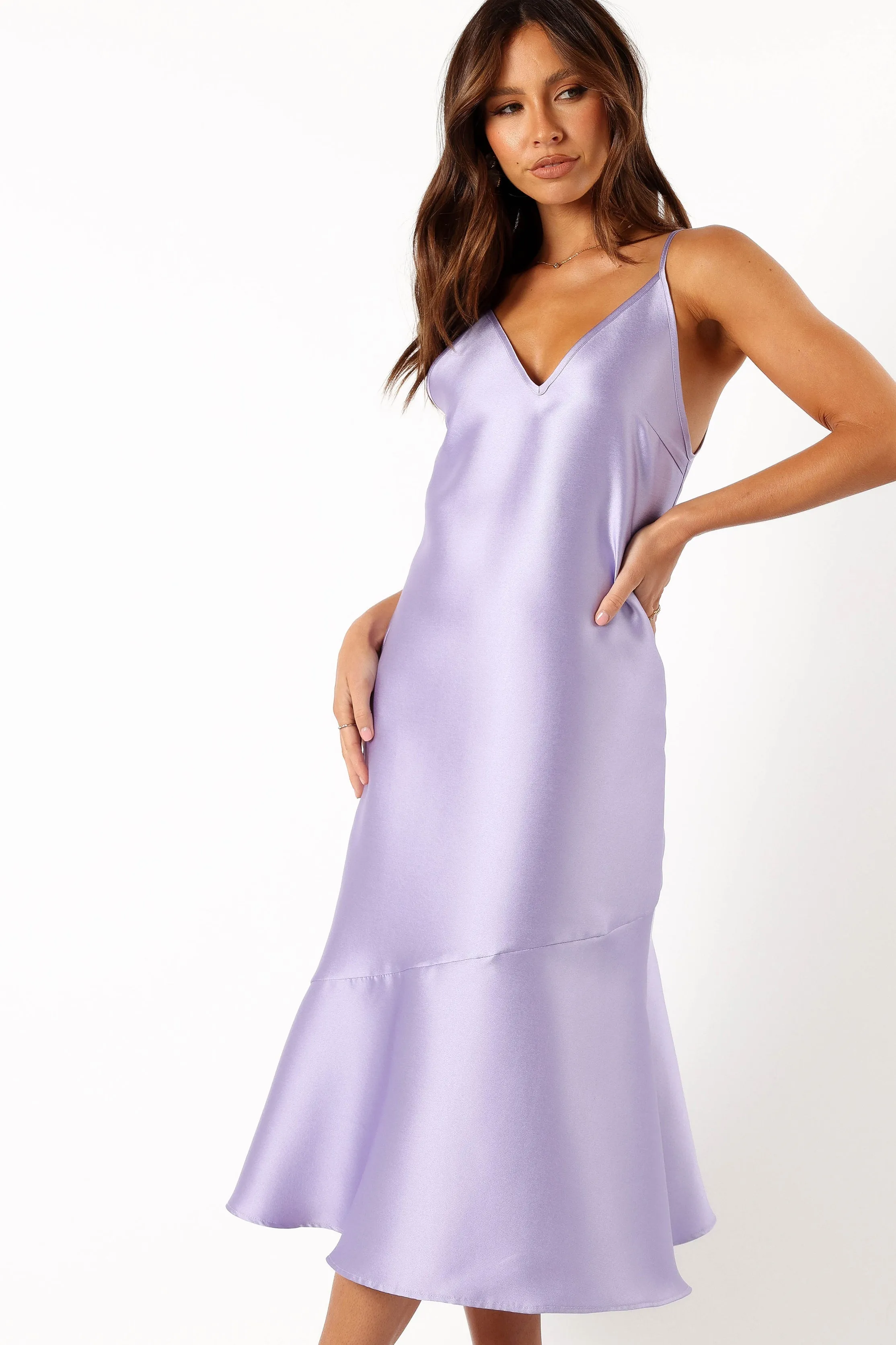 Novan Midi Dress - Lavender sold by Petal & Pup