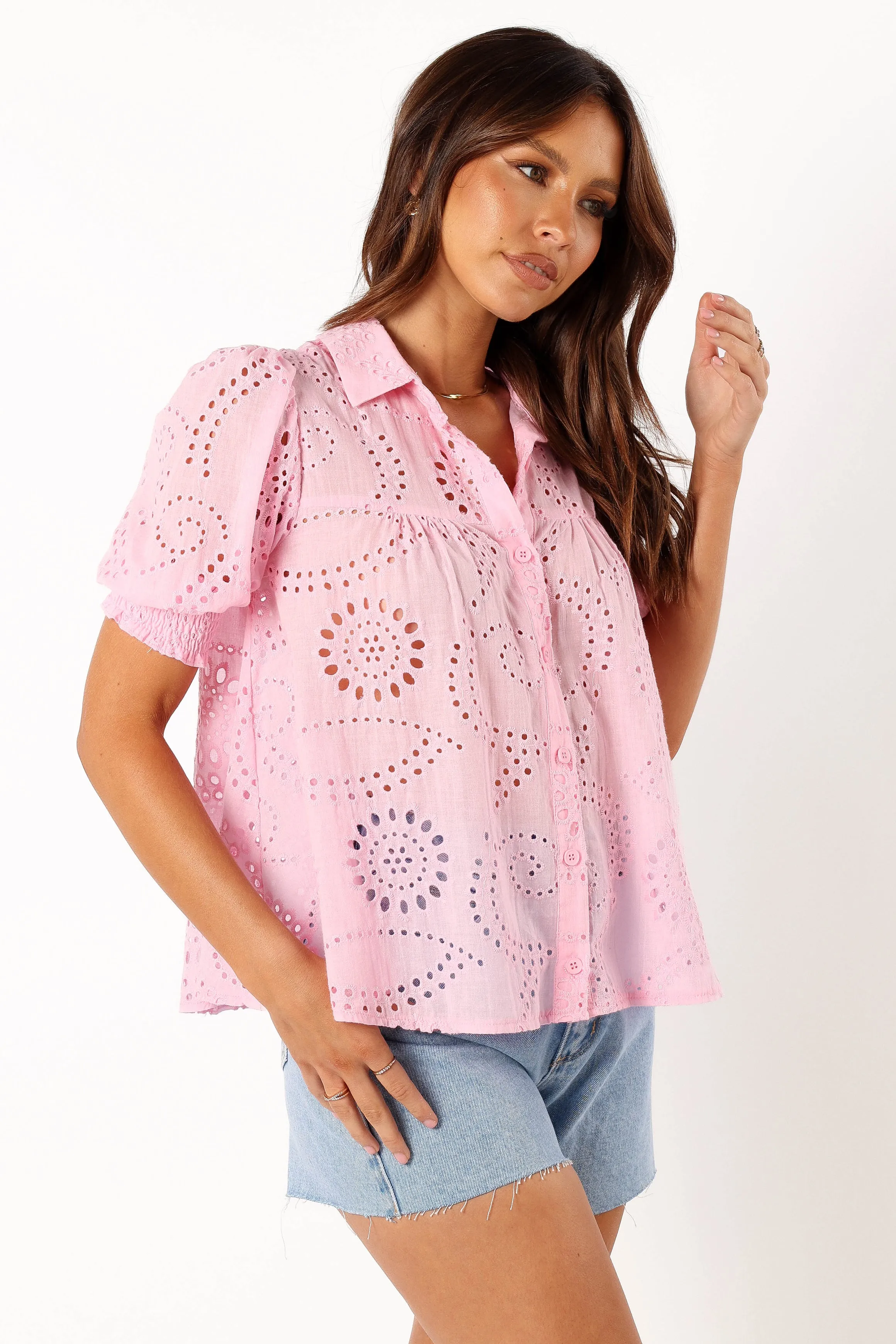 Janelle Top - Pink sold by Petal & Pup product image thumbnail 3