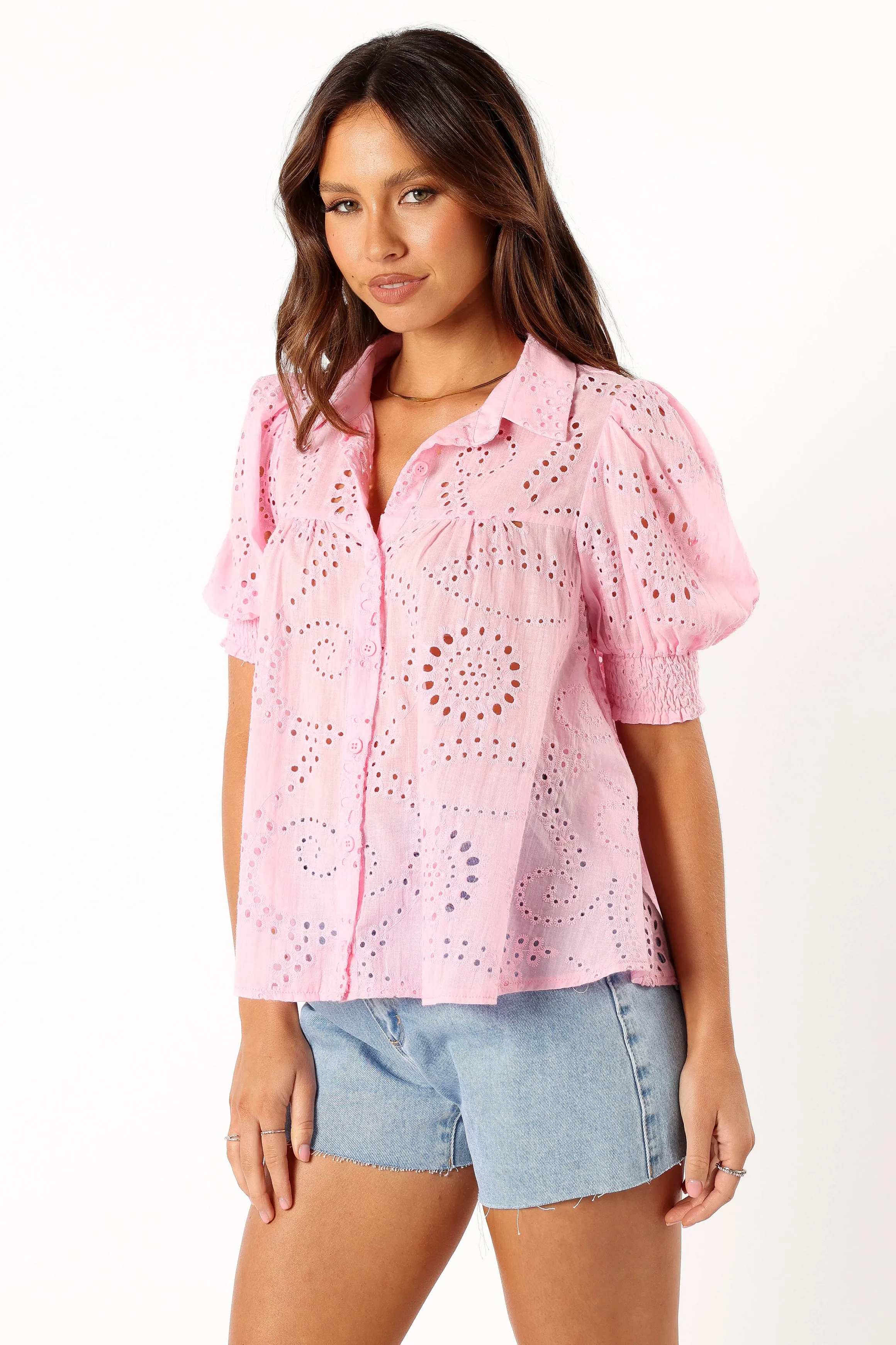 Janelle Top - Pink sold by Petal & Pup product image thumbnail 5