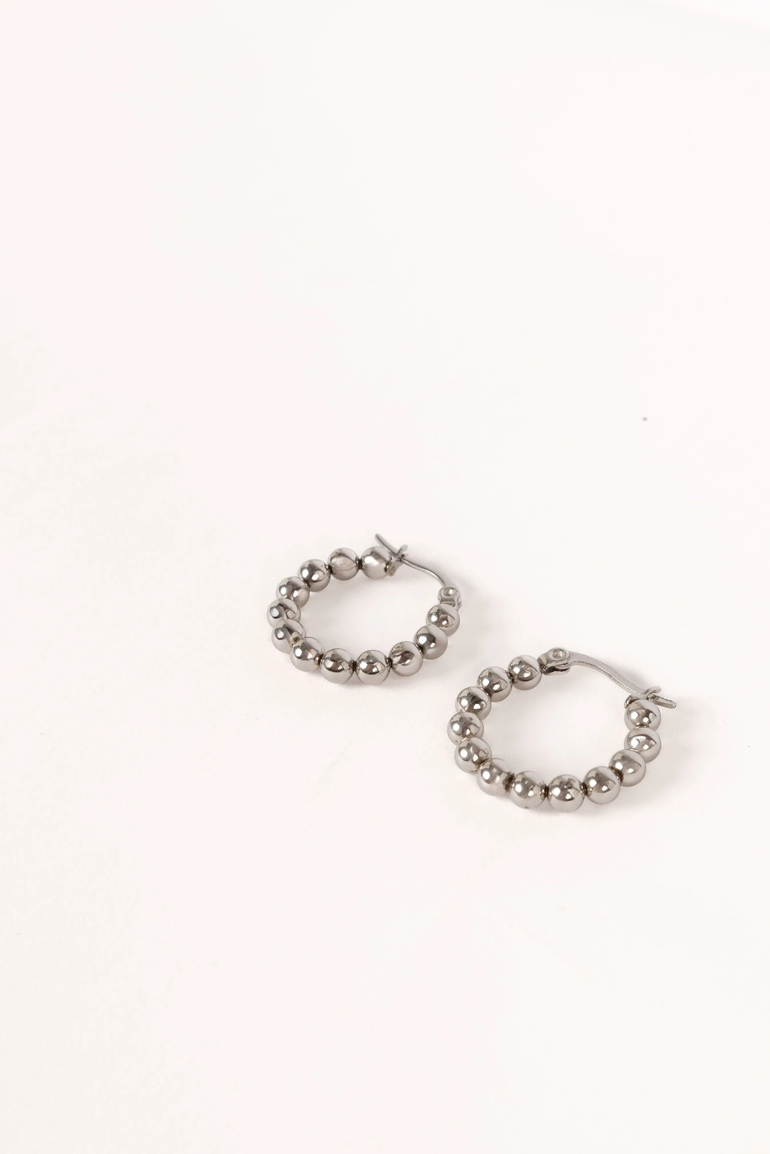 Chloe Hoop Earrings - Silver sold by Petal & Pup product image thumbnail 2