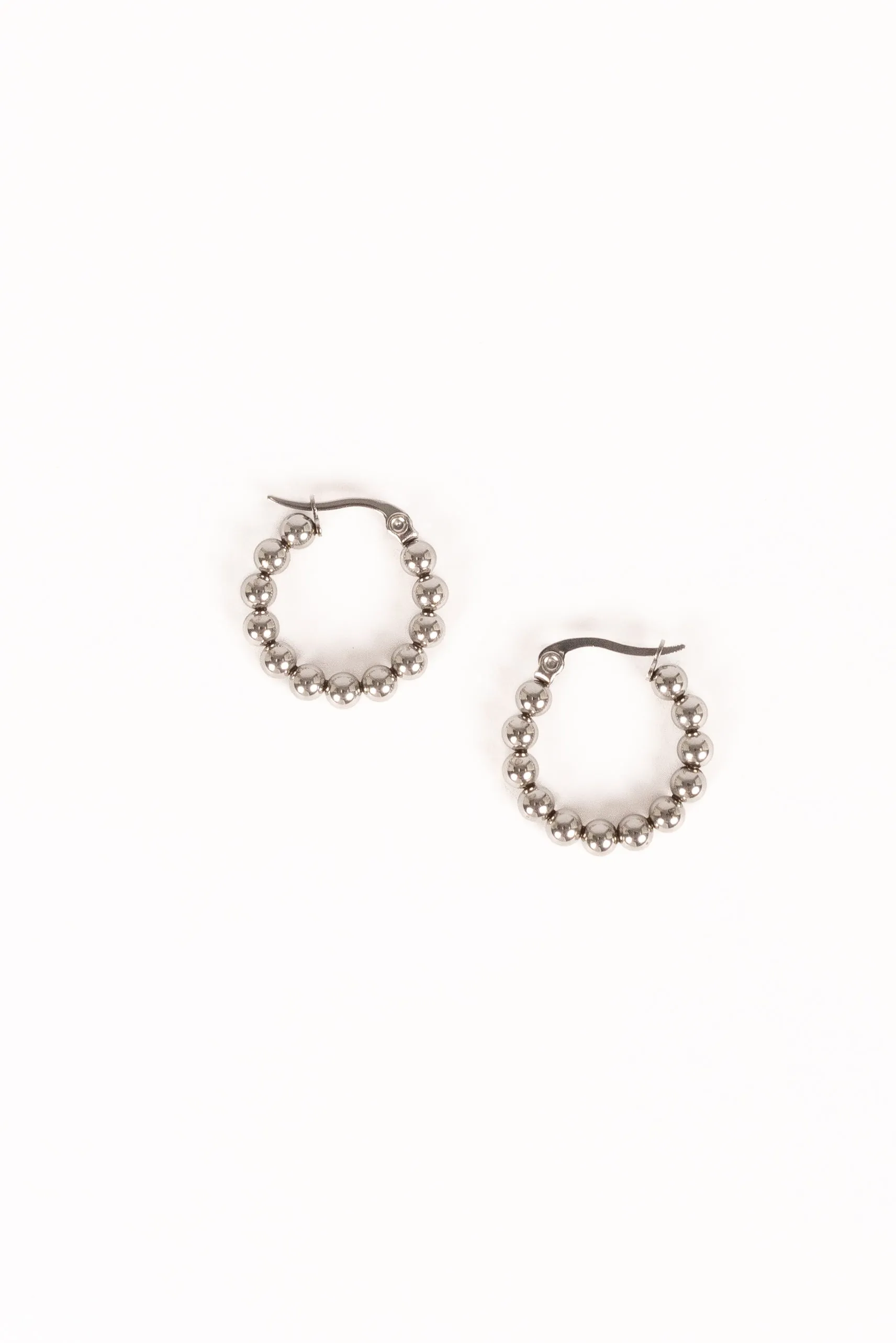 Chloe Hoop Earrings - Silver sold by Petal & Pup