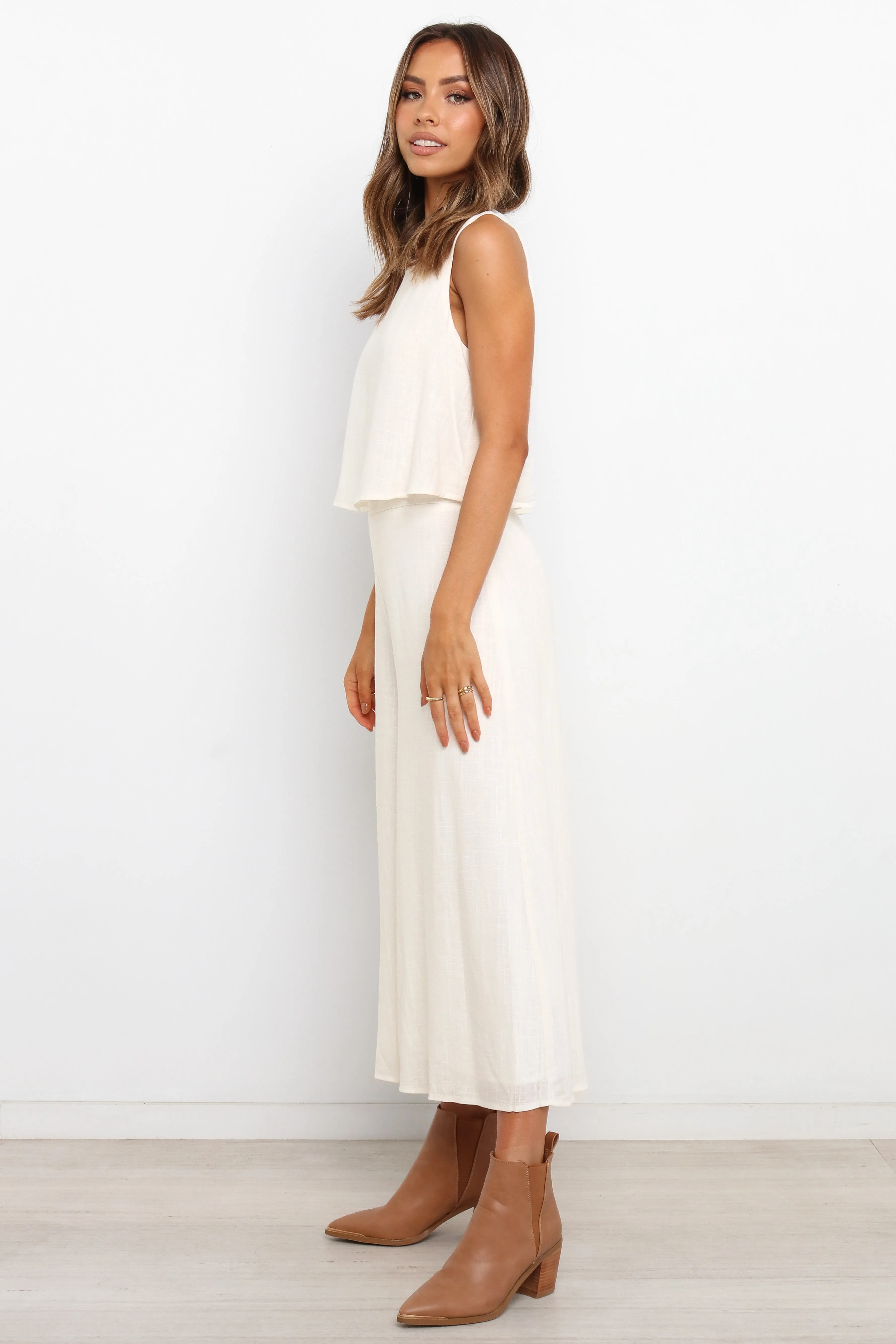 Femme Jumpsuit - White sold by Petal & Pup product image thumbnail 3