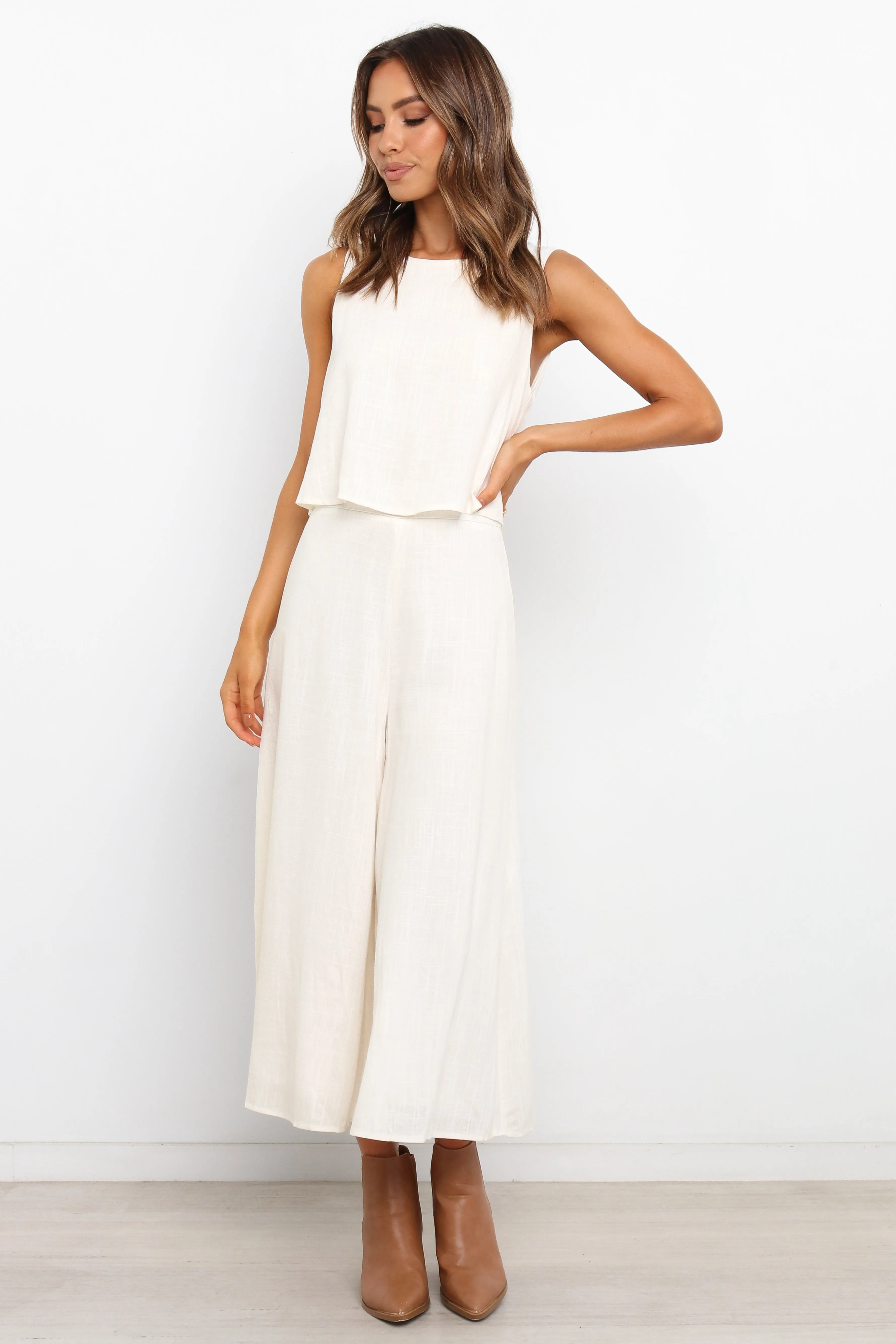 Femme Jumpsuit - White sold by Petal & Pup product image thumbnail 2