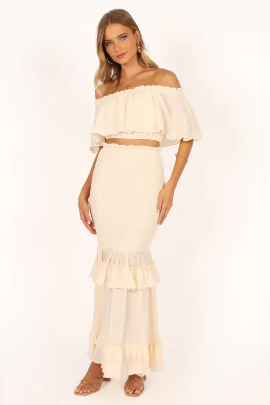 Barbara Set - Cream sold by Petal & Pup