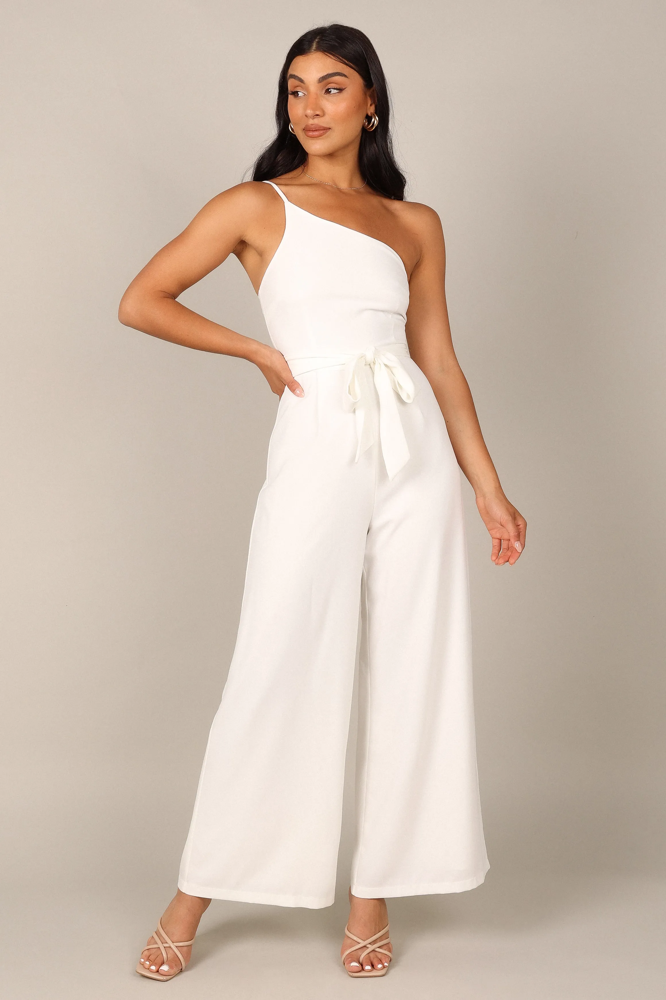 Leyton Jumpsuit - White sold by Petal & Pup product image thumbnail 3
