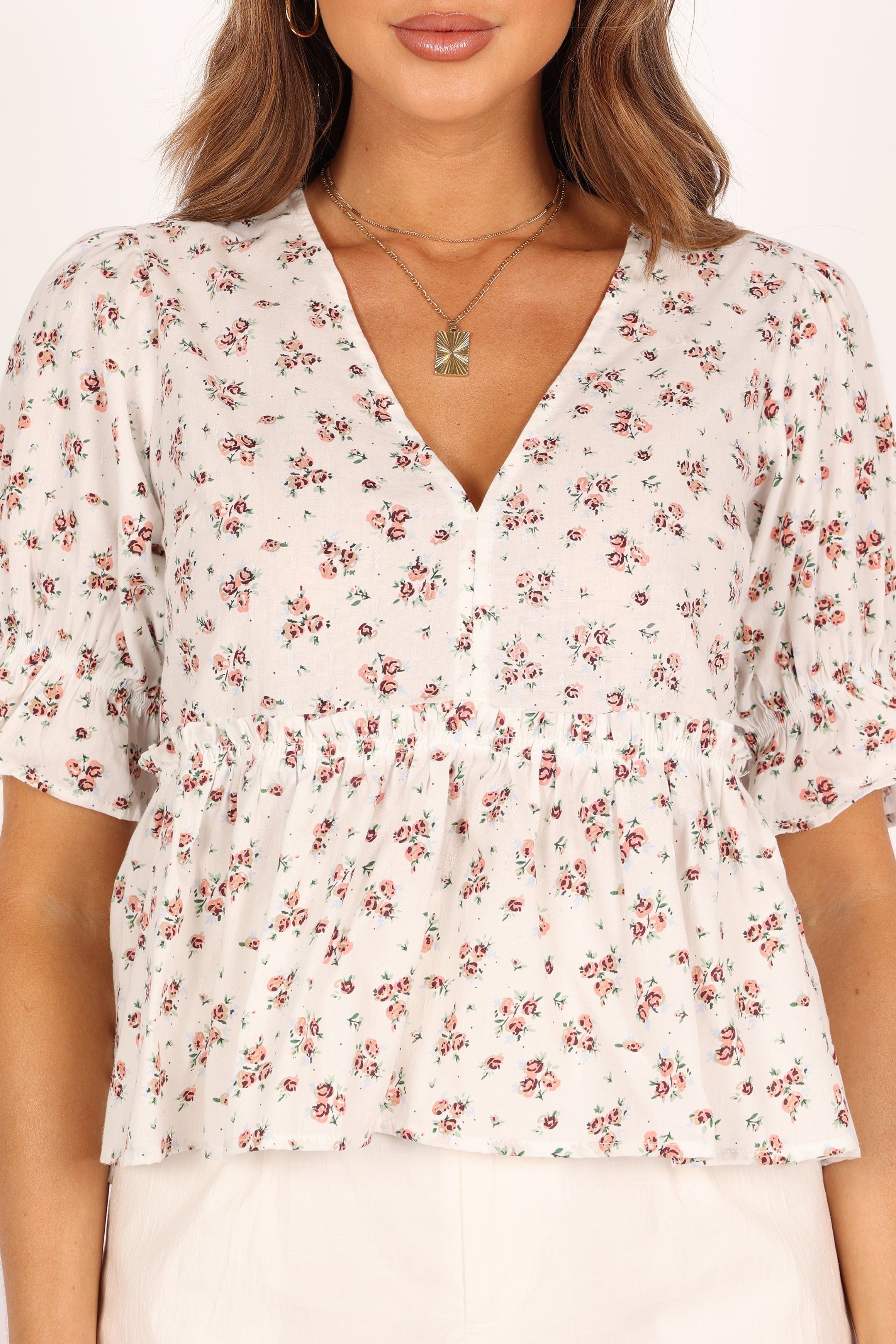 Addison Top - White sold by Petal & Pup product image thumbnail 2