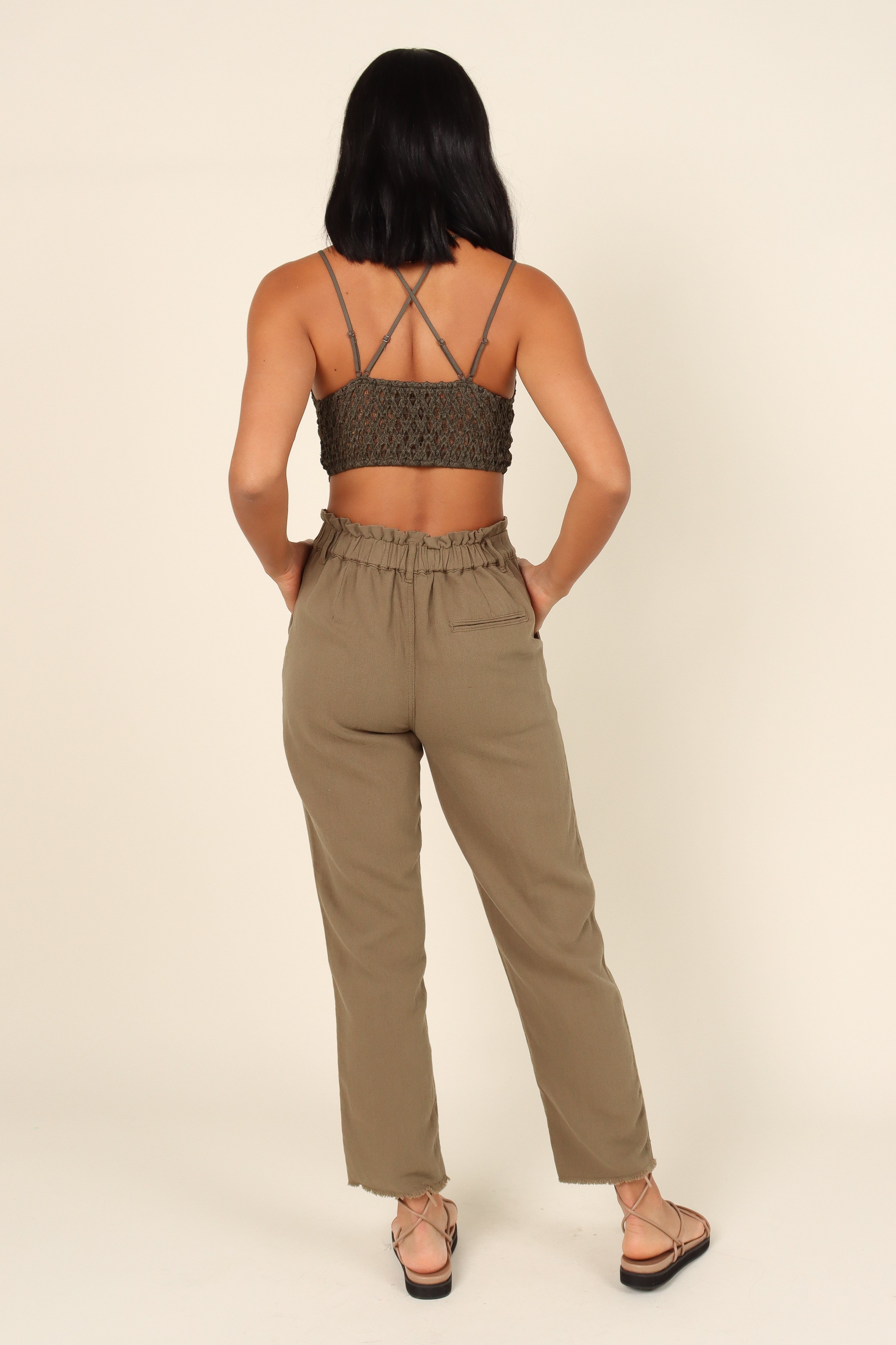 Hannah Lace Bralette - Olive sold by Petal & Pup product image thumbnail 4