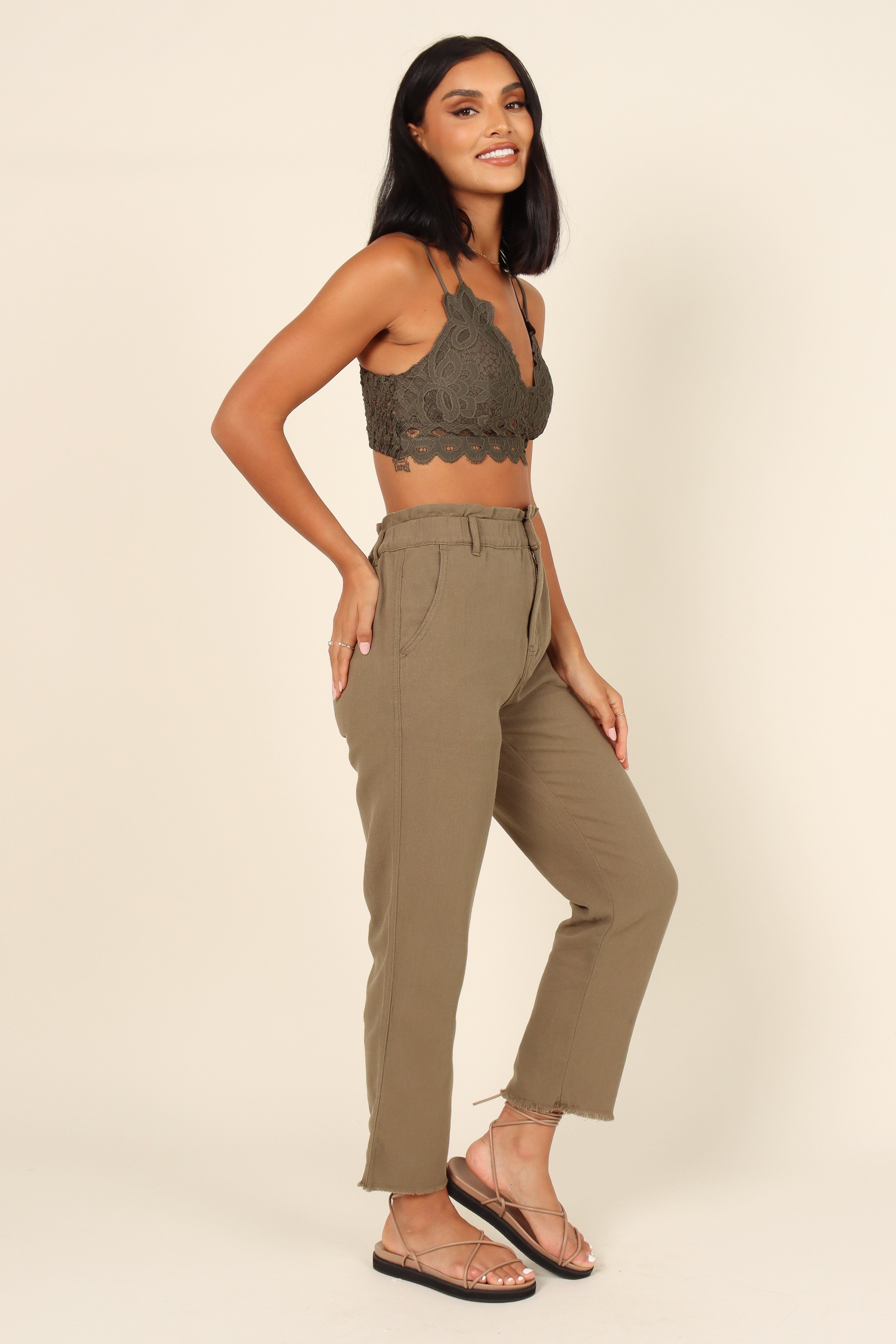 Hannah Lace Bralette - Olive sold by Petal & Pup product image thumbnail 5