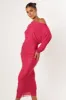 Loeve Long Sleeve Midi Dress - Pink sold by Petal & Pup