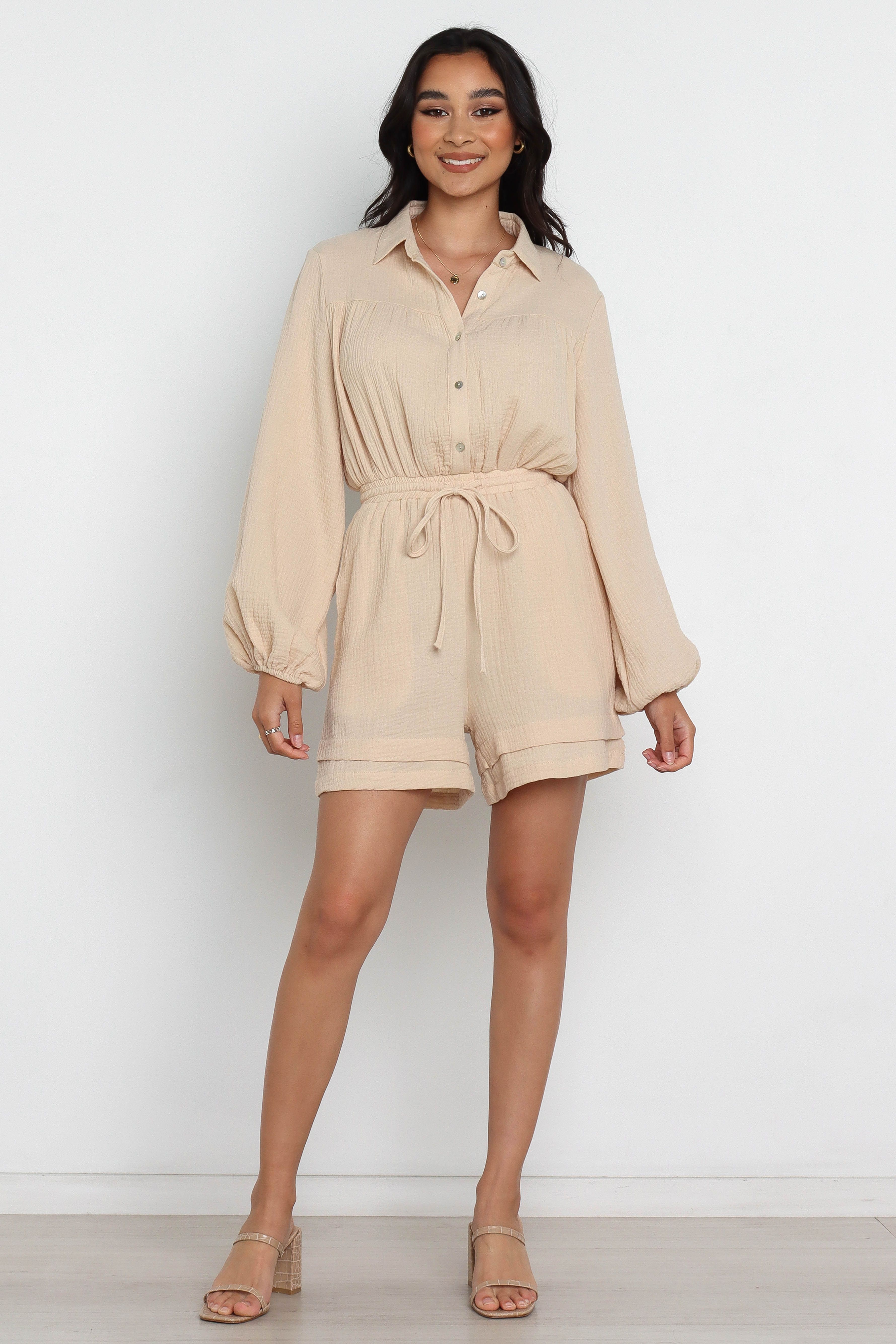 Frances Playsuit - Cream sold by Petal & Pup