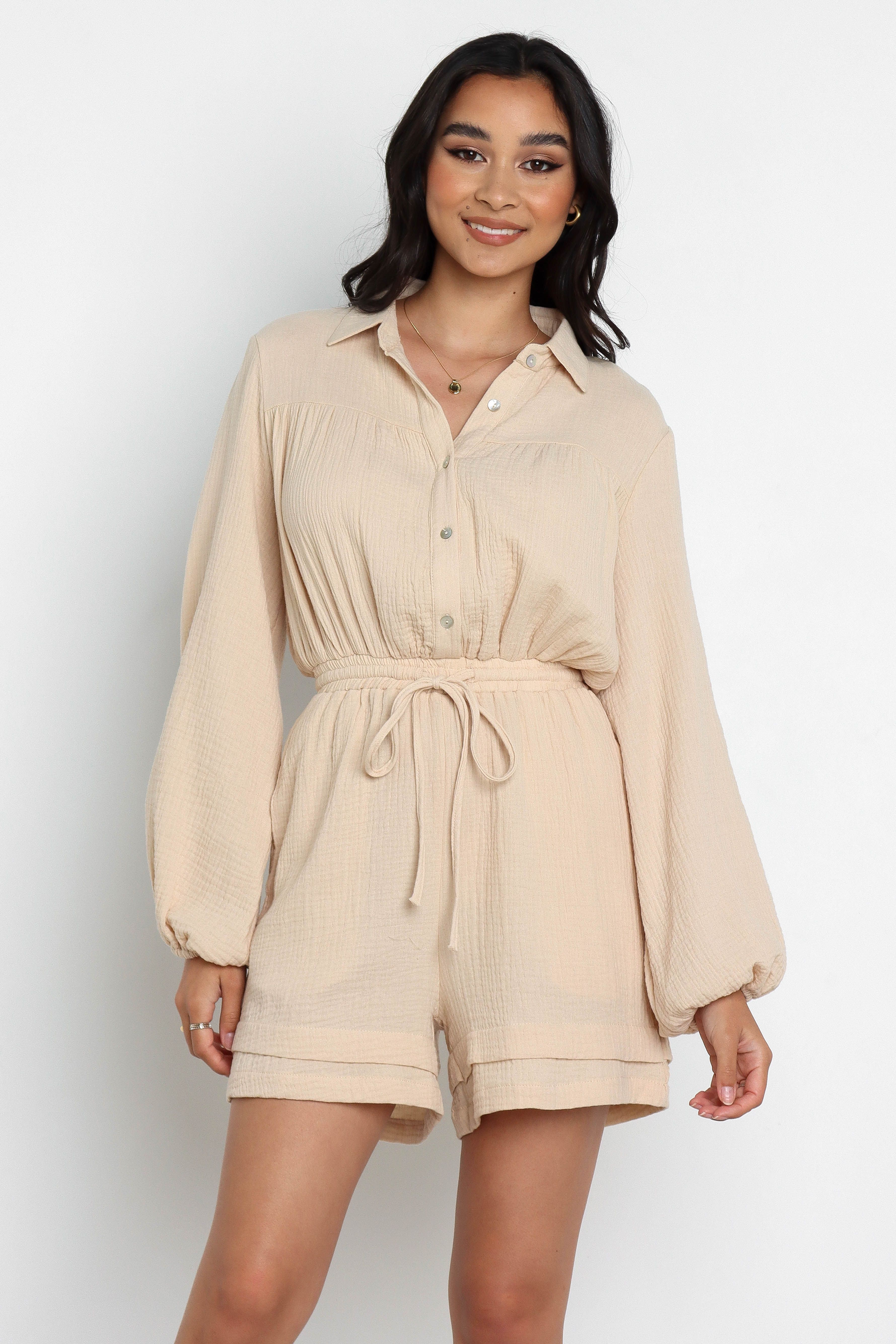 Frances Playsuit - Cream sold by Petal & Pup product image thumbnail 6