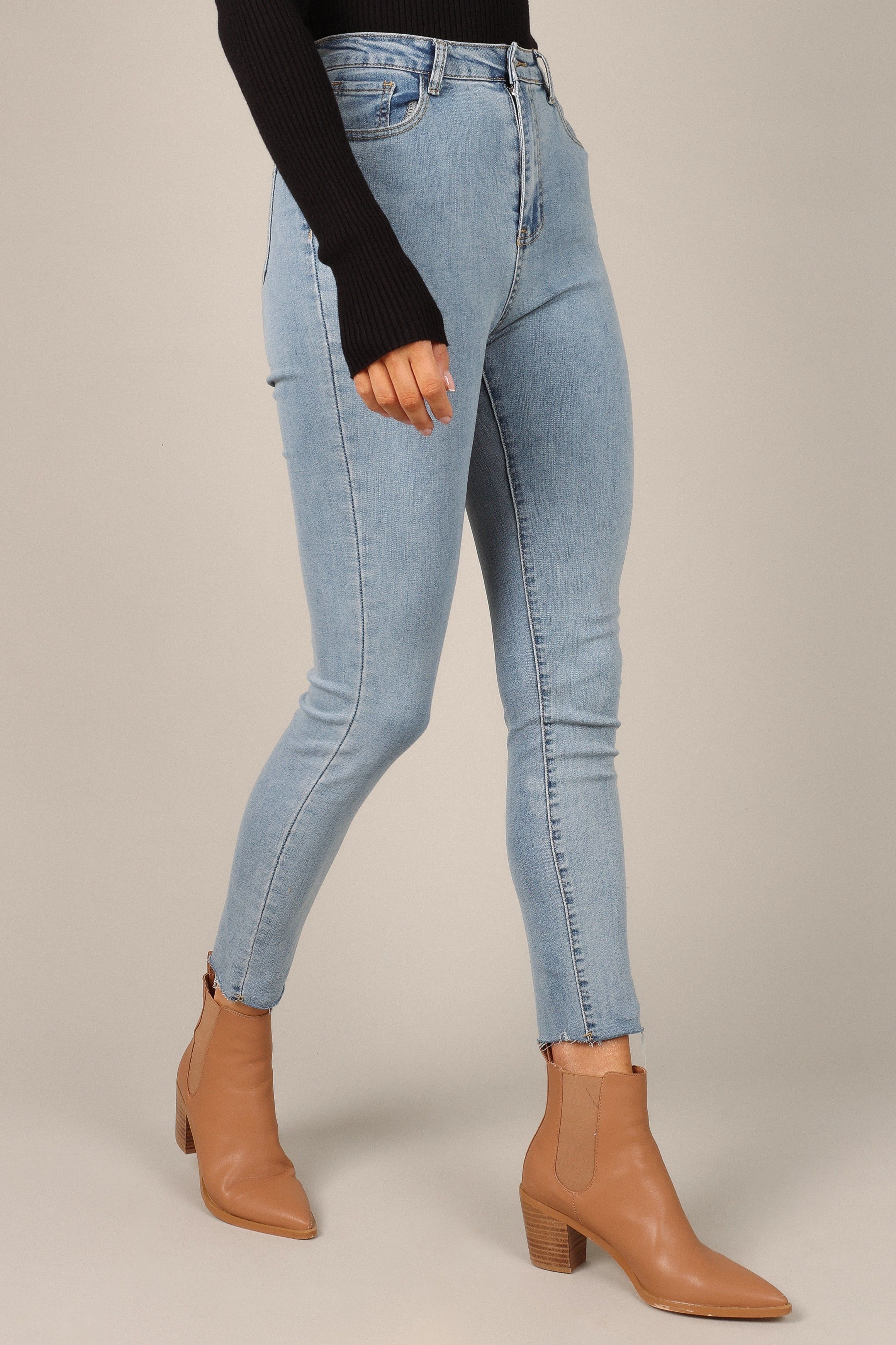 Alyssa Jeans - Mid Blue Wash sold by Petal & Pup product image thumbnail 3