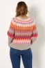 Emerson Fairisle Knit Sweater - Orange/Pink sold by Petal & Pup