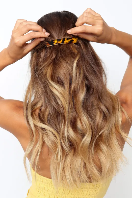 Kylie Hair Clip - Tortoiseshell sold by Petal & Pup