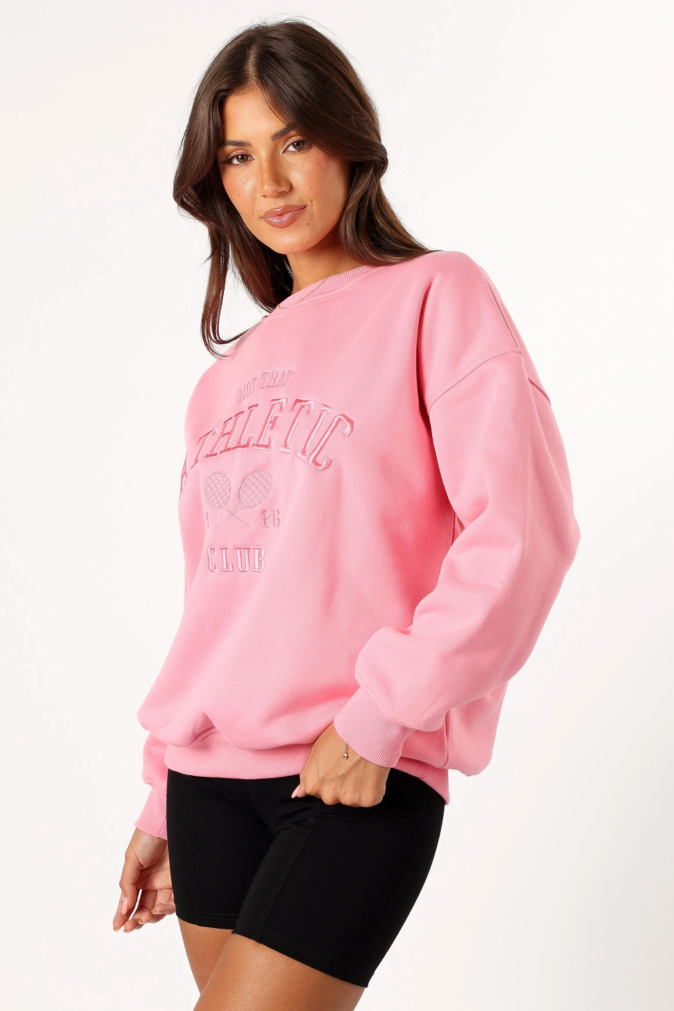 Cora Athletic Sweatshirt - Pink sold by Petal & Pup product image thumbnail 4