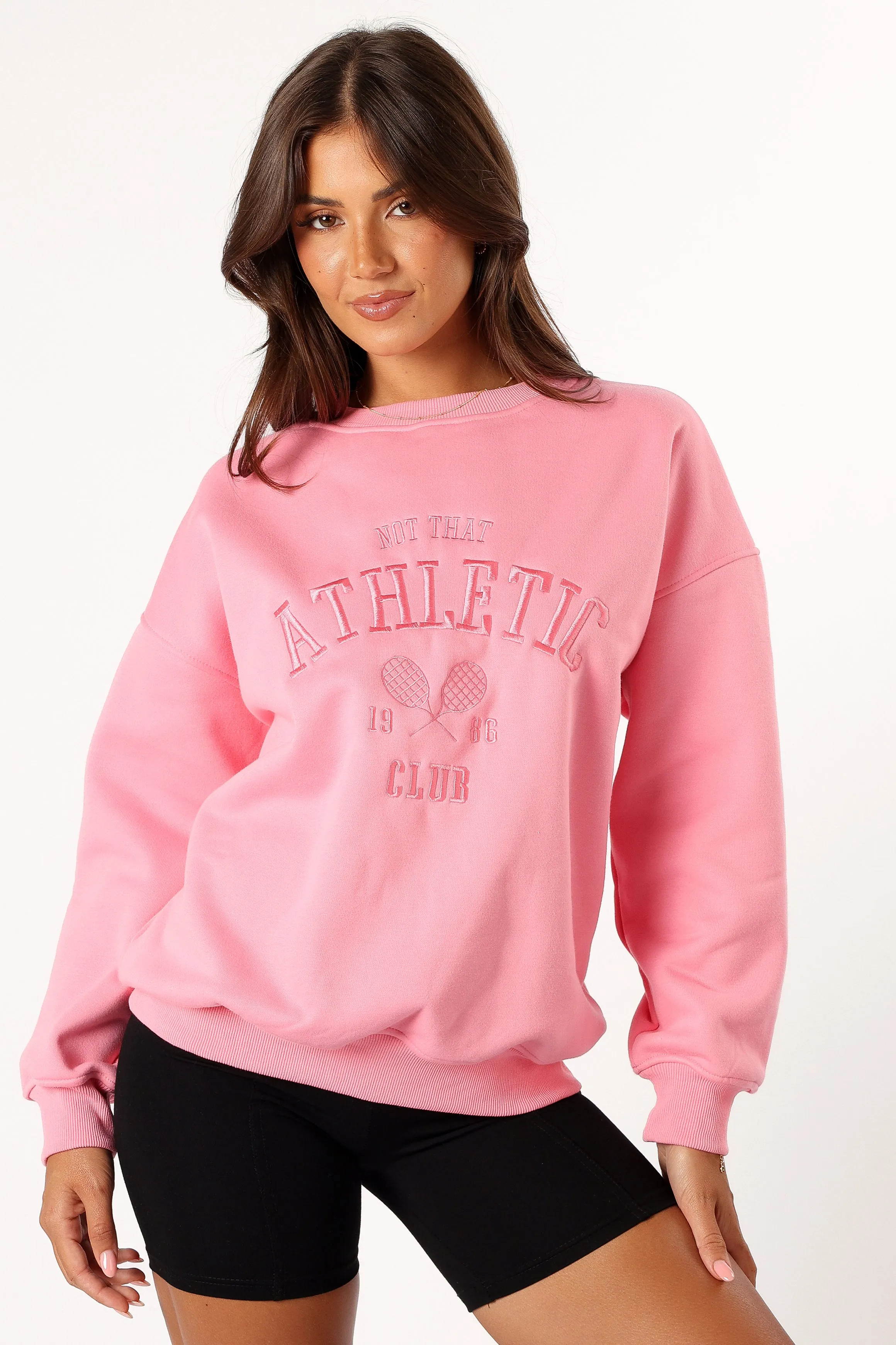 Cora Athletic Sweatshirt - Pink sold by Petal & Pup product image thumbnail 2