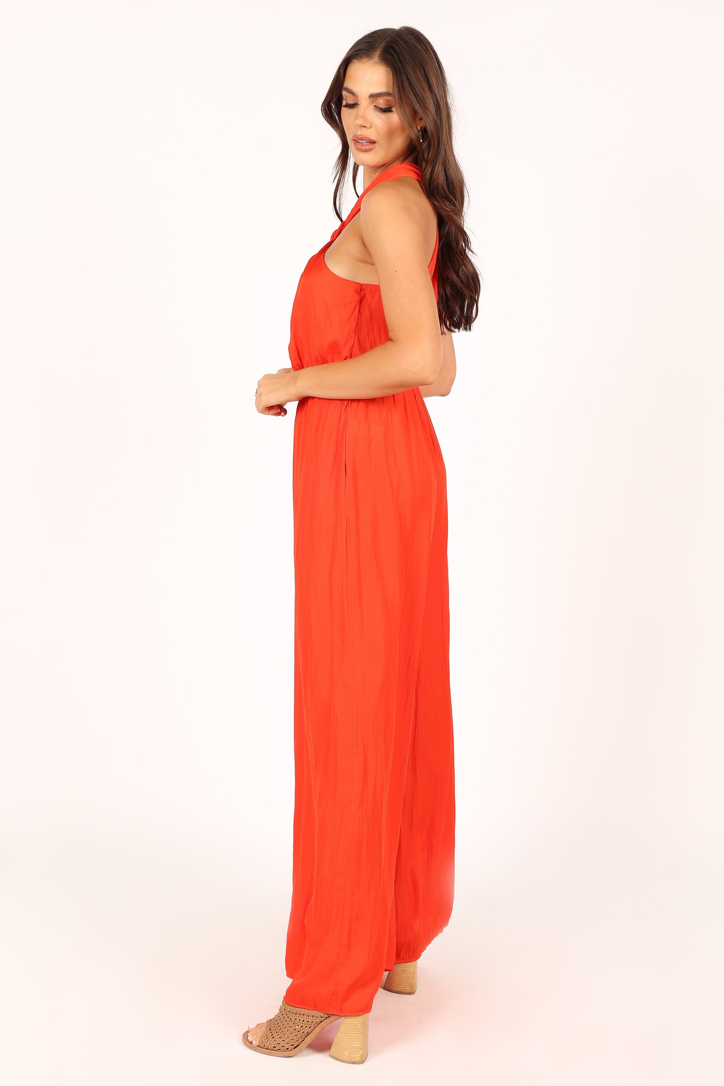 Dylan Wide Leg Jumpsuit - Red sold by Petal & Pup product image thumbnail 7