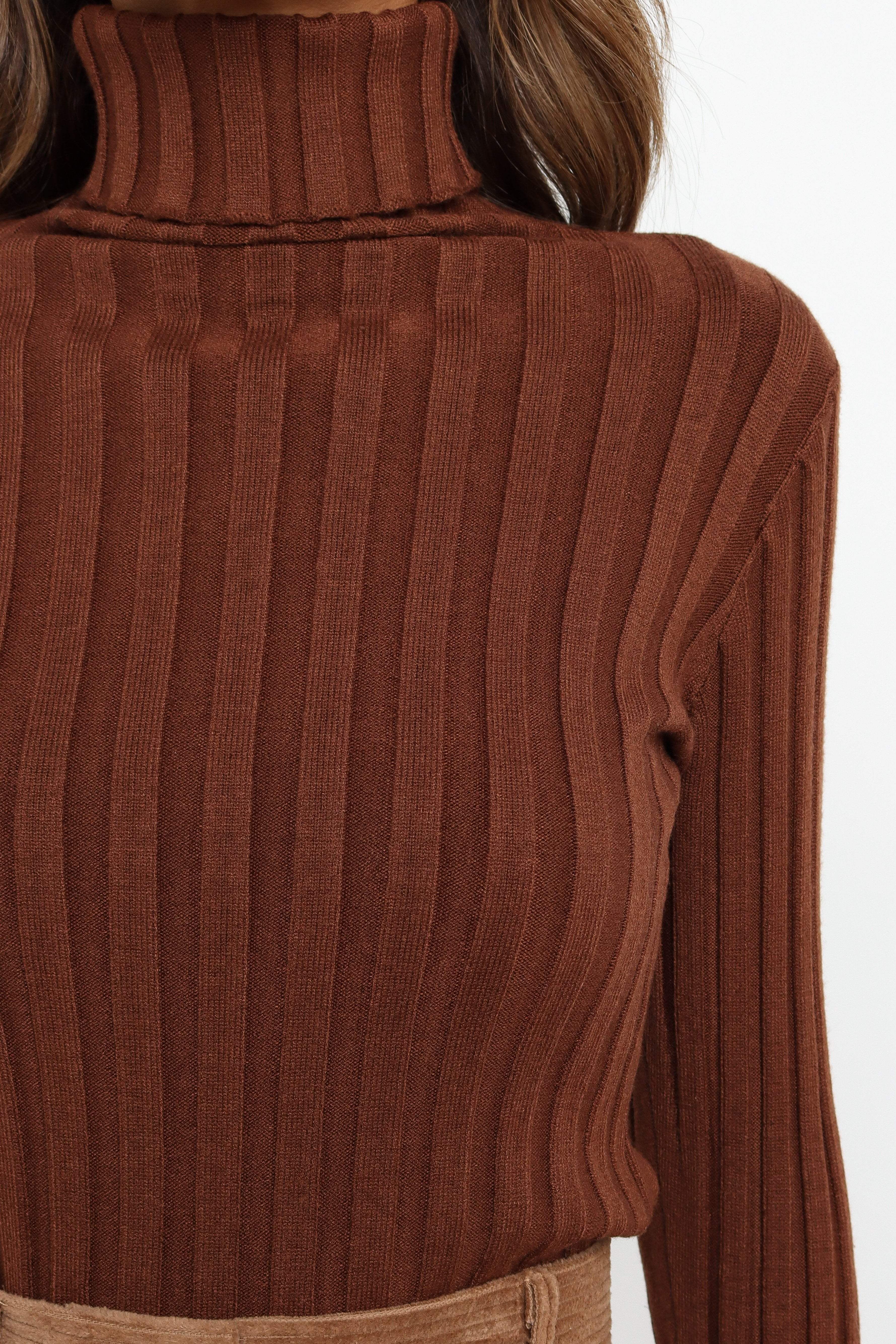 Kimmy Knit Sweater - Chocolate Brown sold by Petal & Pup product image thumbnail 7