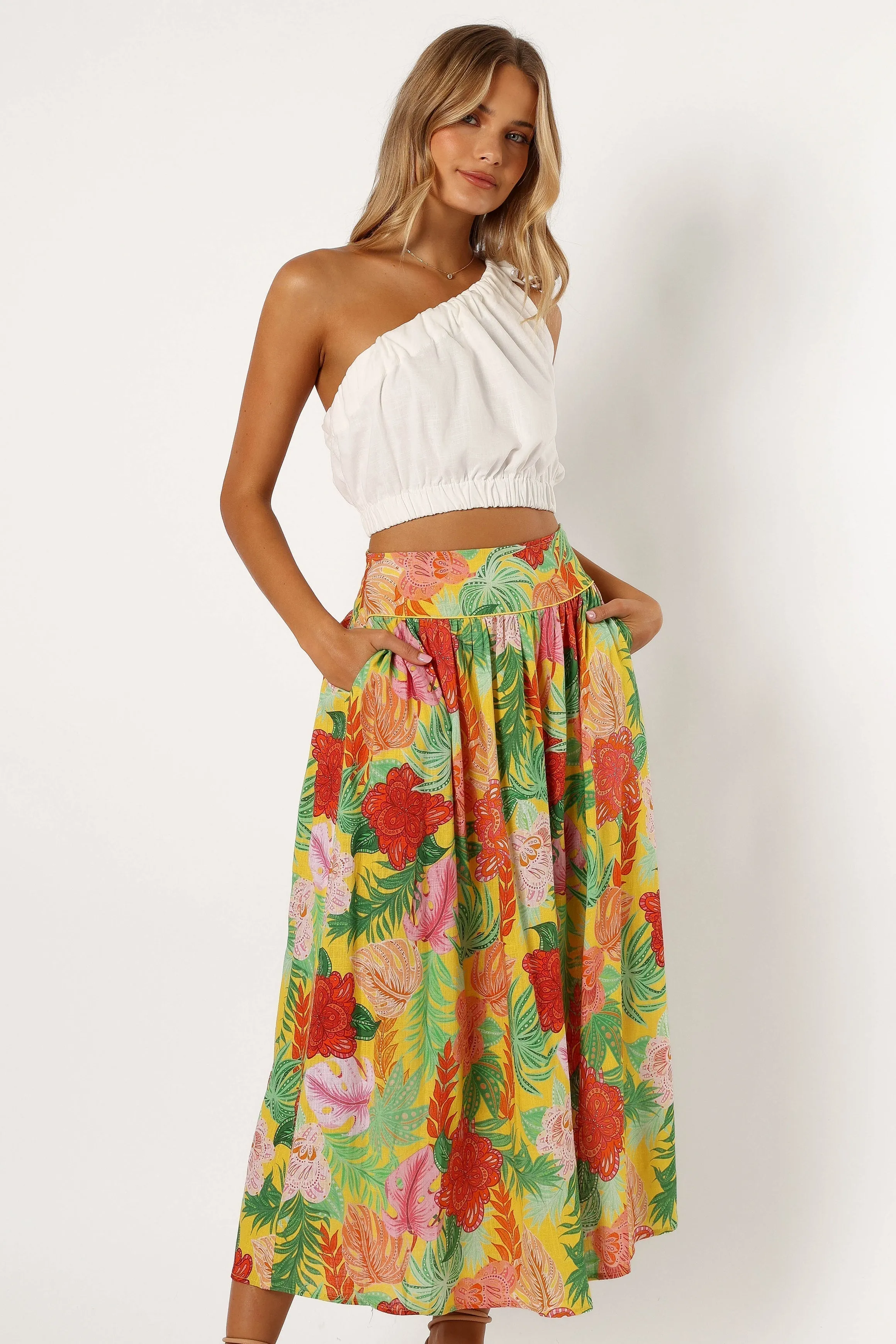 Miami Maxi Skirt - Leilani Print sold by Petal & Pup product image thumbnail 3