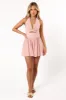 Nelly Halterneck Romper - Light Pink sold by Petal & Pup