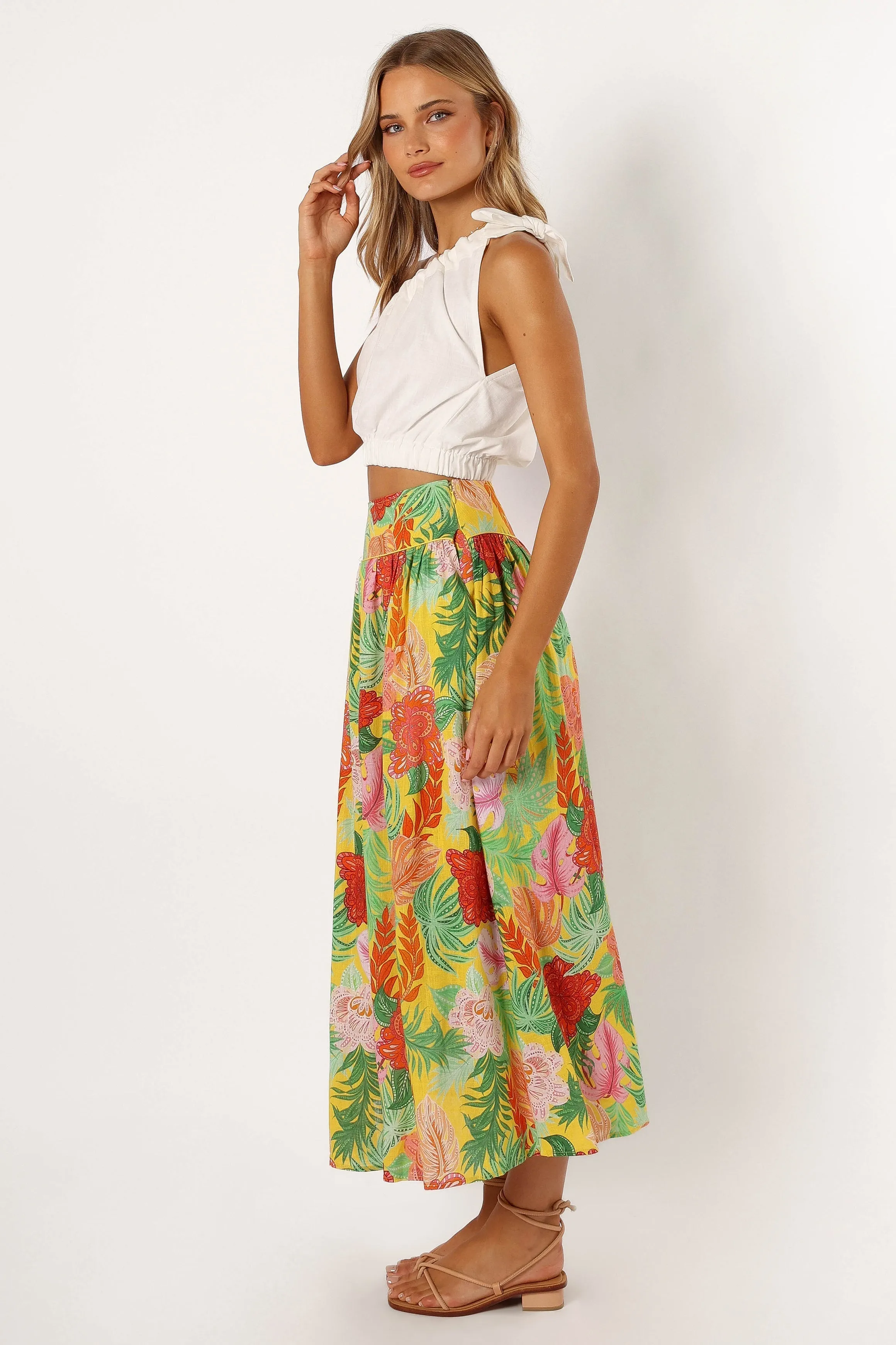 Miami Maxi Skirt - Leilani Print sold by Petal & Pup product image thumbnail 5