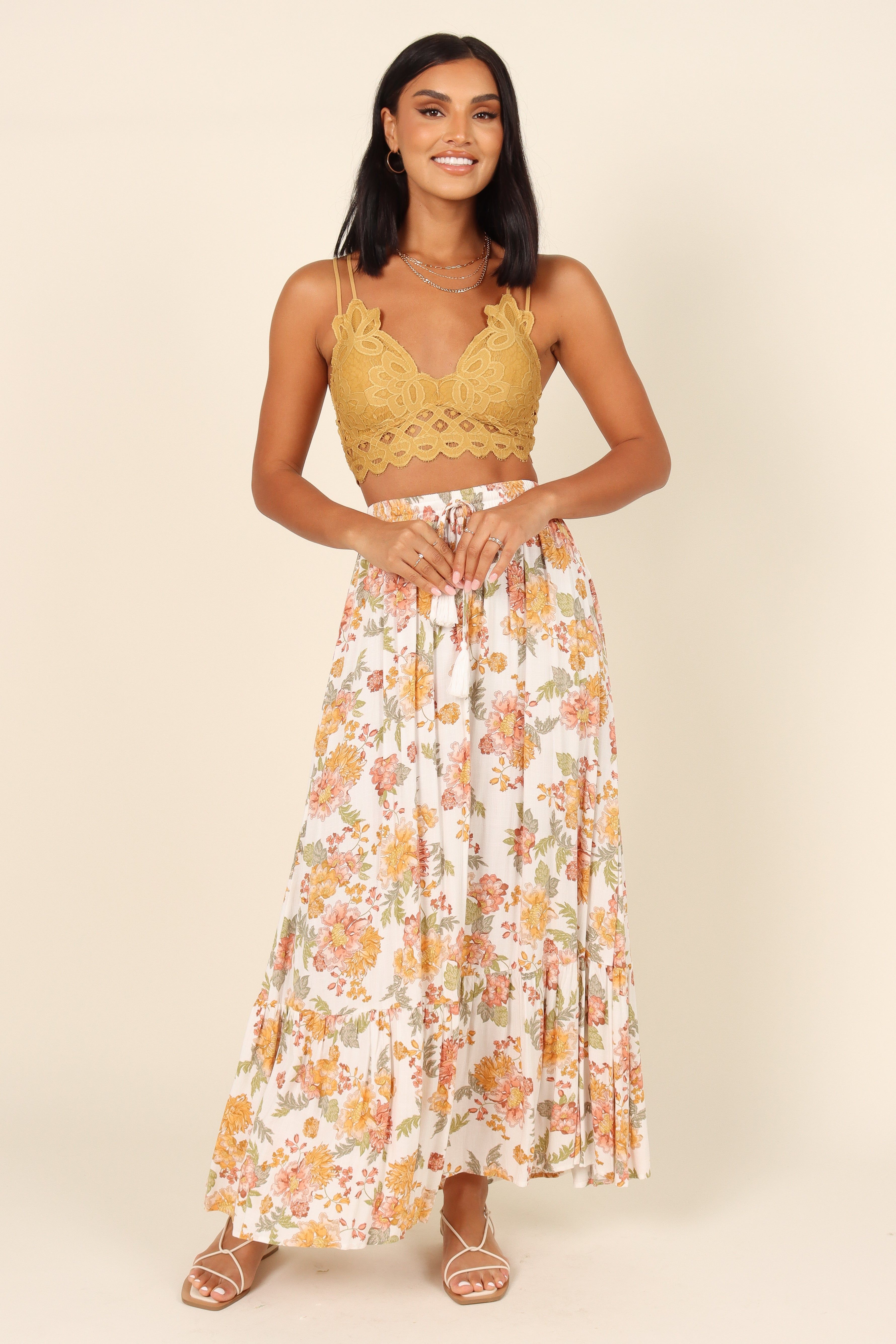 Hannah Lace Bralette - Mustard sold by Petal & Pup product image thumbnail 2