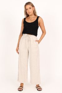 Jennifer Crop Top - Black sold by Petal & Pup