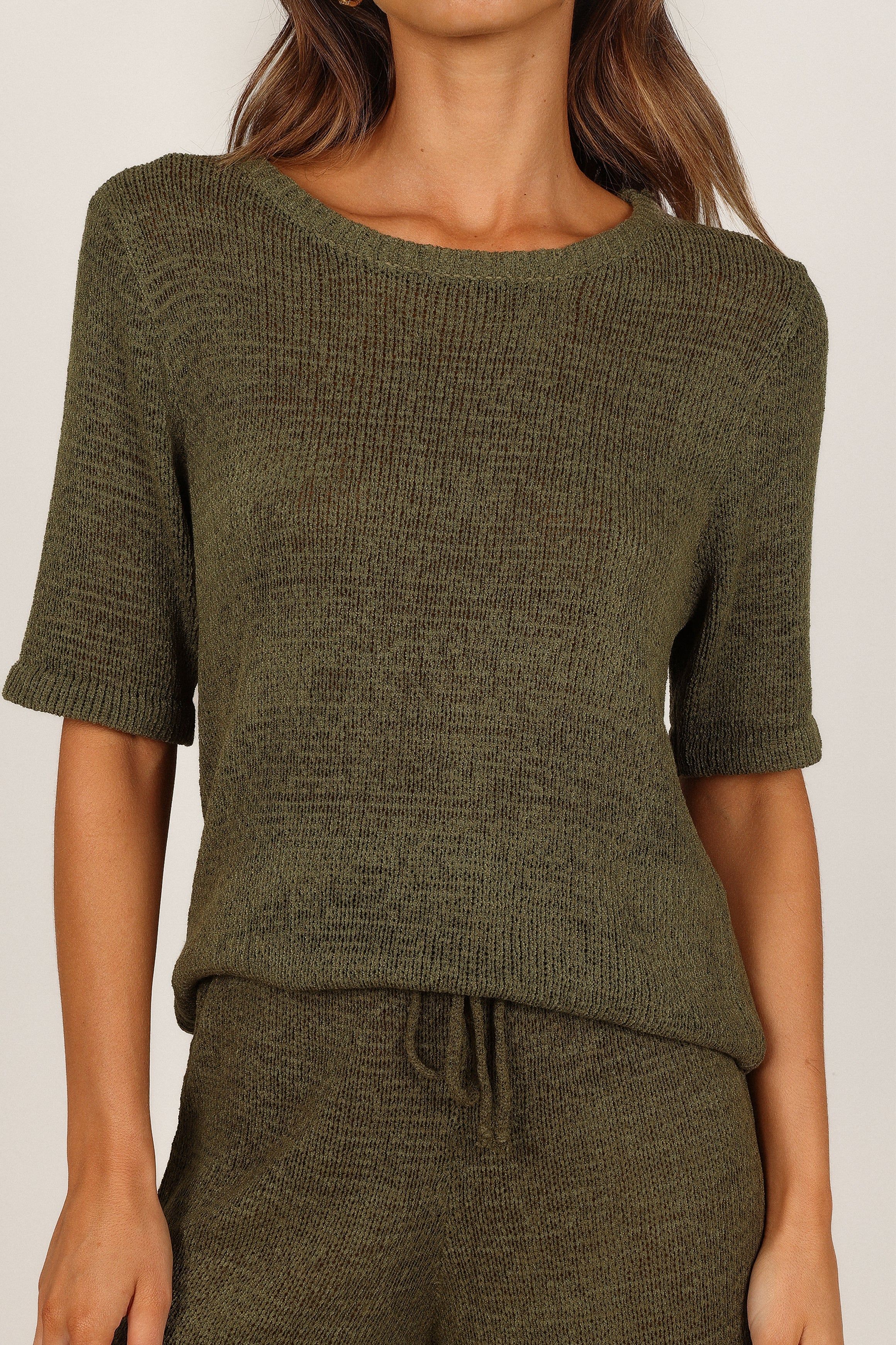 Celeste Knit Set - Olive sold by Petal & Pup product image thumbnail 2