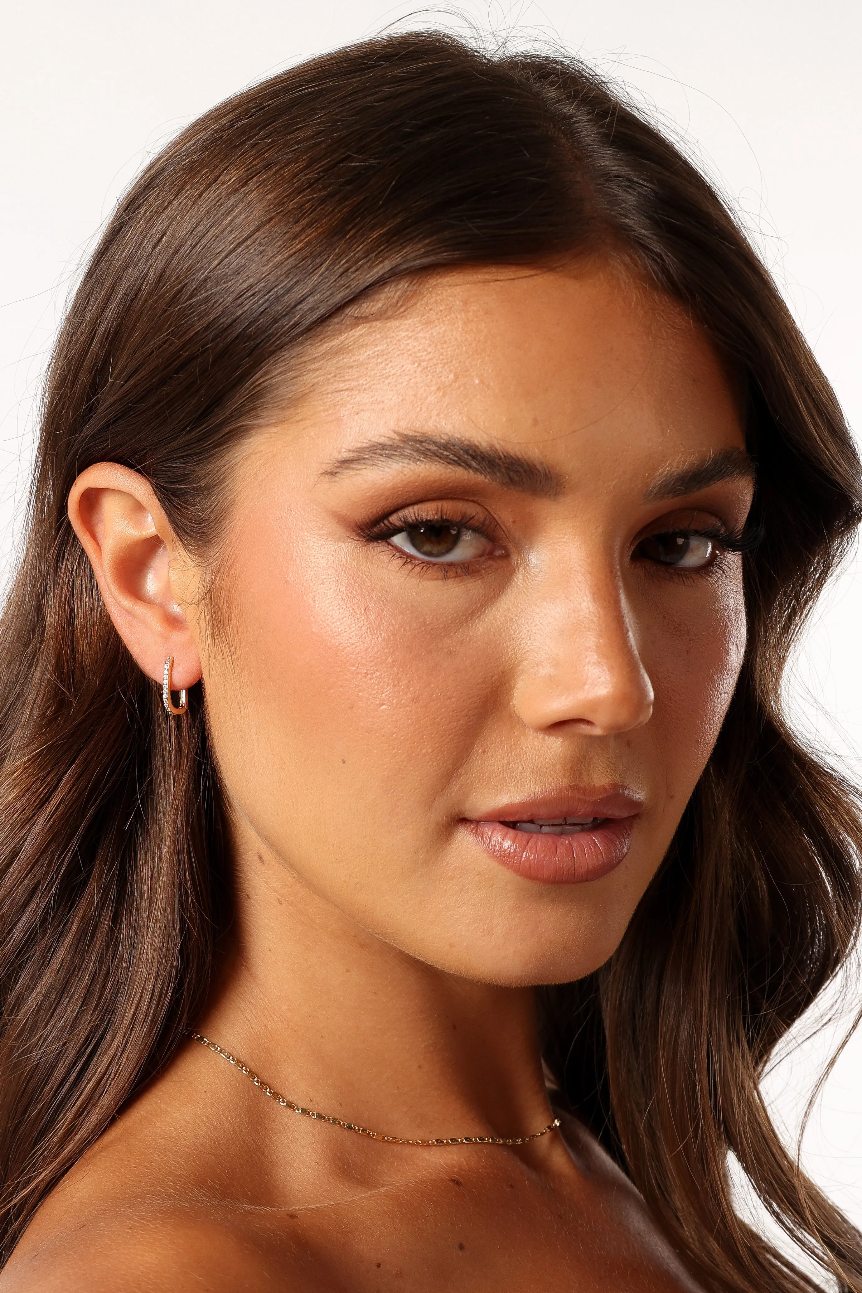 Anisa Hoop Earrings - Gold sold by Petal & Pup