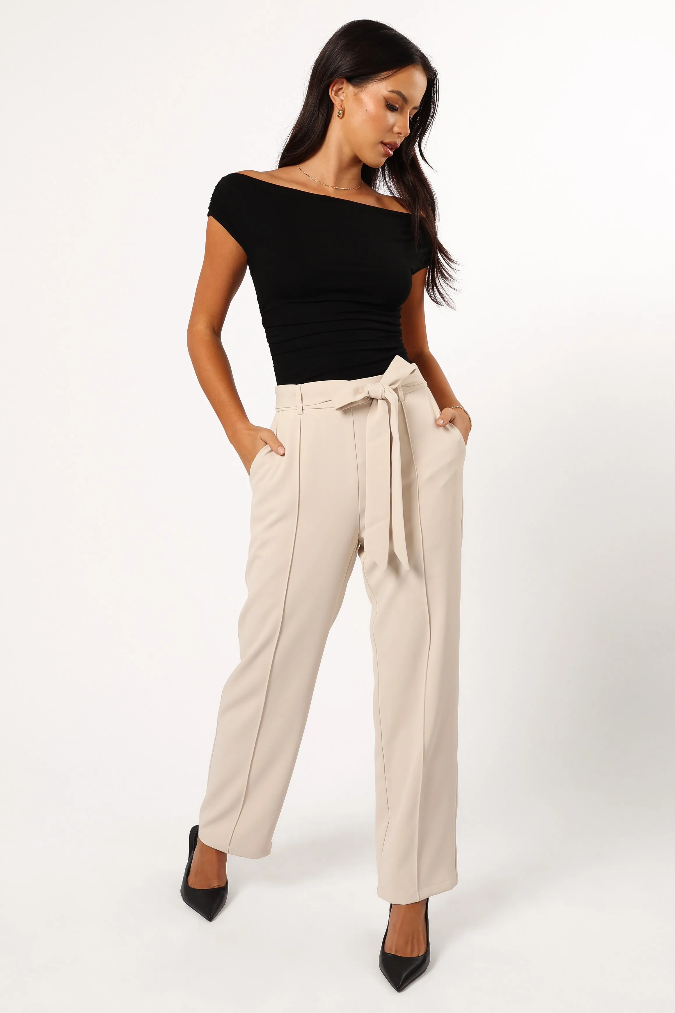 Averie Pant - Beige sold by Petal & Pup product image thumbnail 3