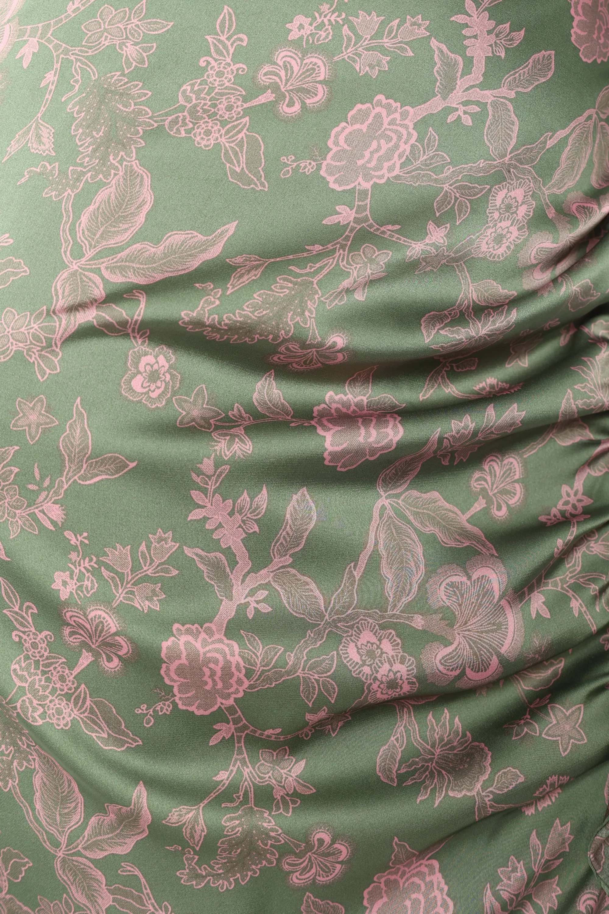 Mackenzie Midi Dress - Green Print sold by Petal & Pup product image thumbnail 3