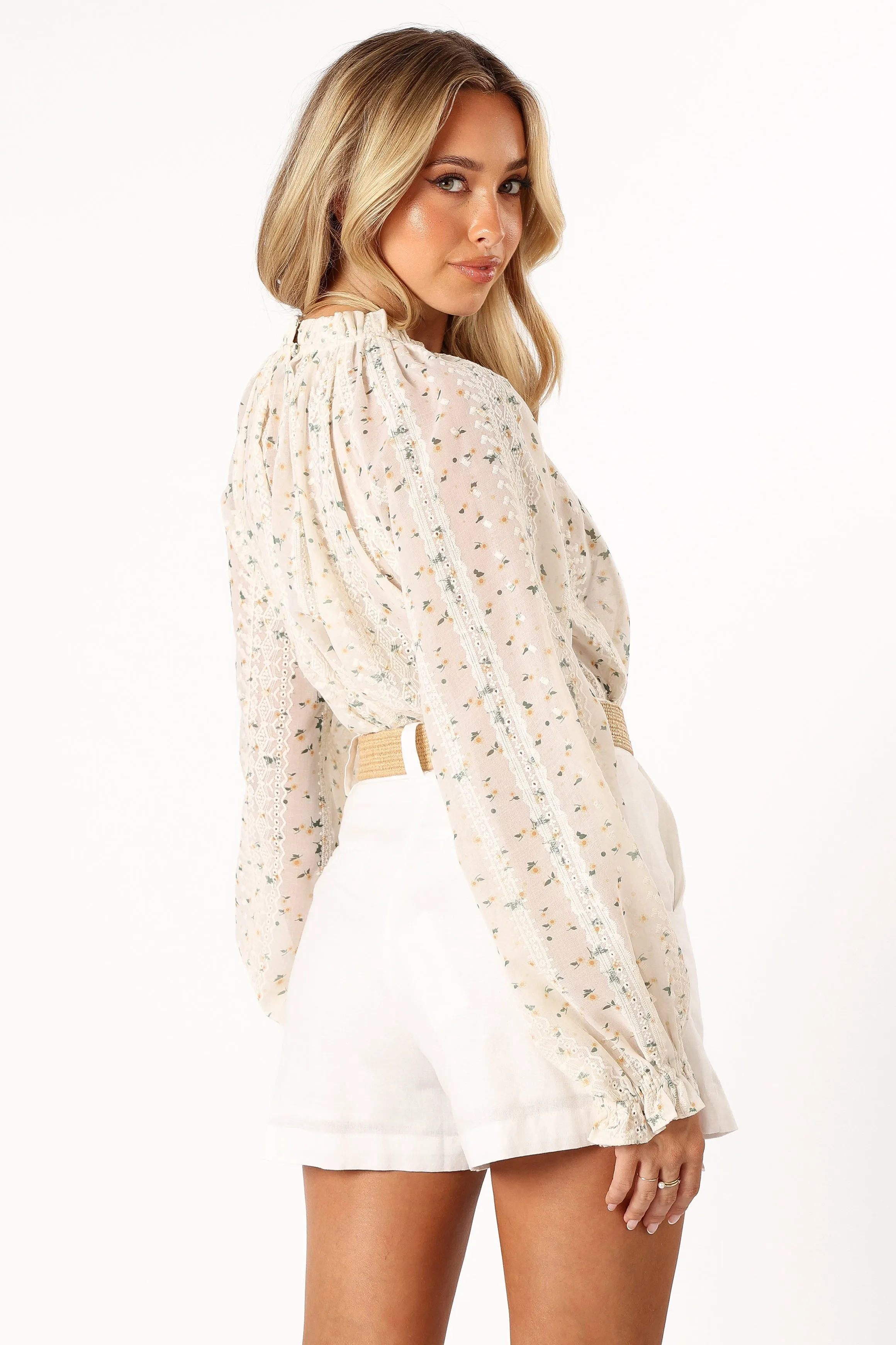 Annie Long Sleeve Top - Yellow Floral sold by Petal & Pup product image thumbnail 5