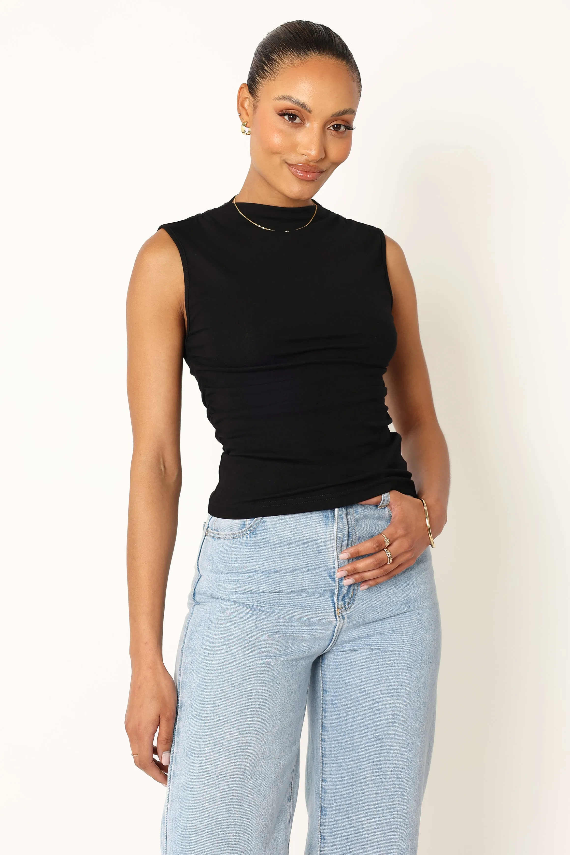 Nissa Top - Black sold by Petal & Pup