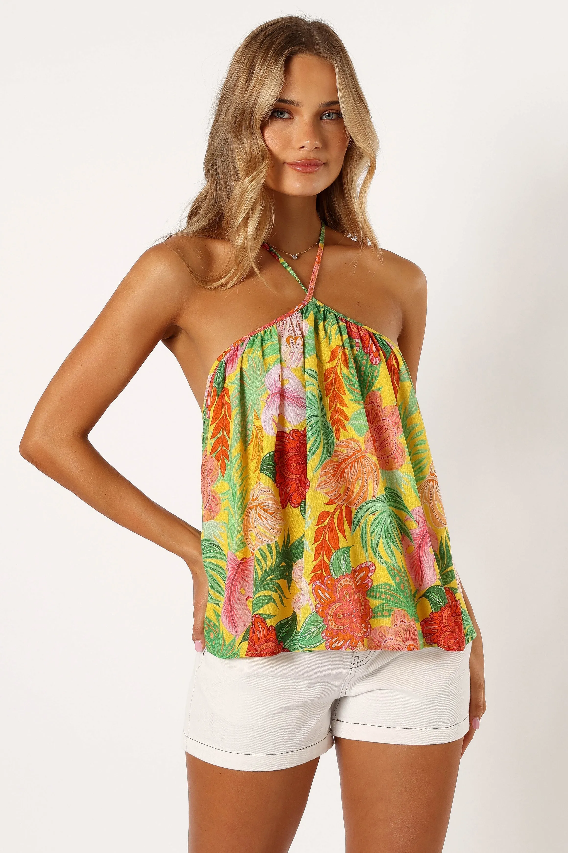 Milton Halter Top - Leilani Print sold by Petal & Pup product image thumbnail 3