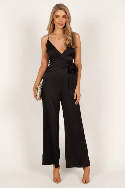 Adison Jumpsuit - Black sold by Petal & Pup