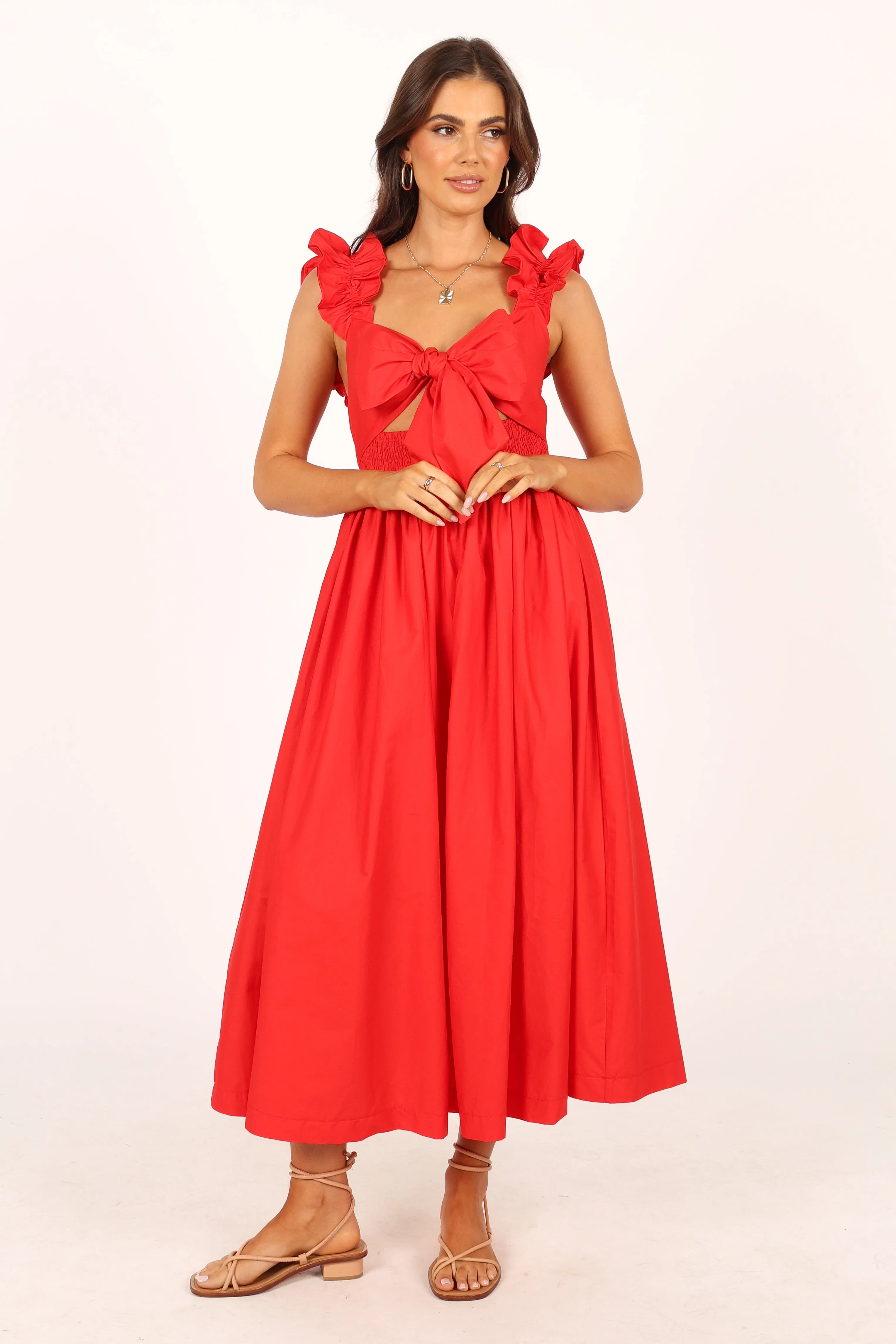 Pita Midi Dress - Red sold by Petal & Pup product image thumbnail 2