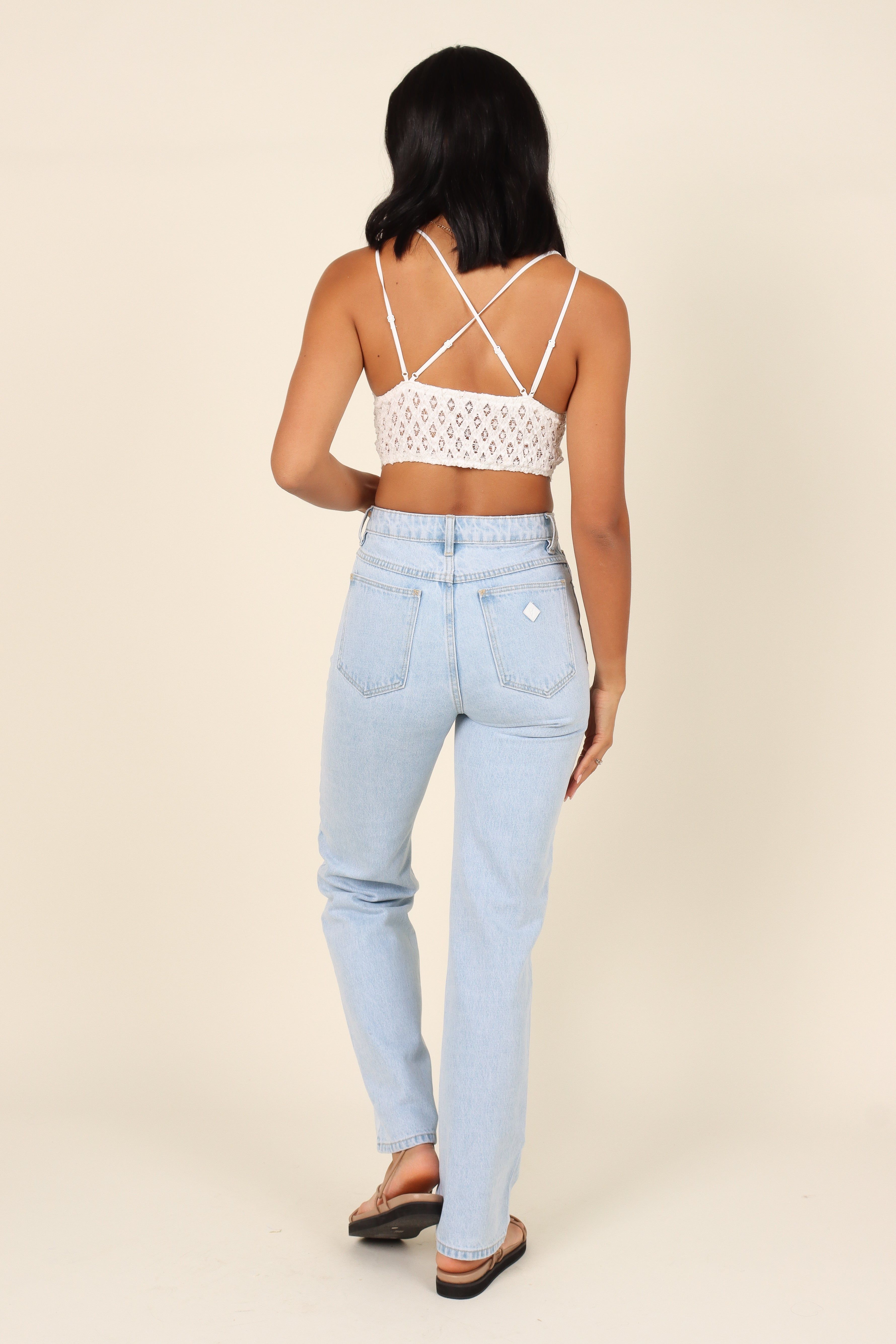 Hannah Lace Bralette - White sold by Petal & Pup product image thumbnail 4