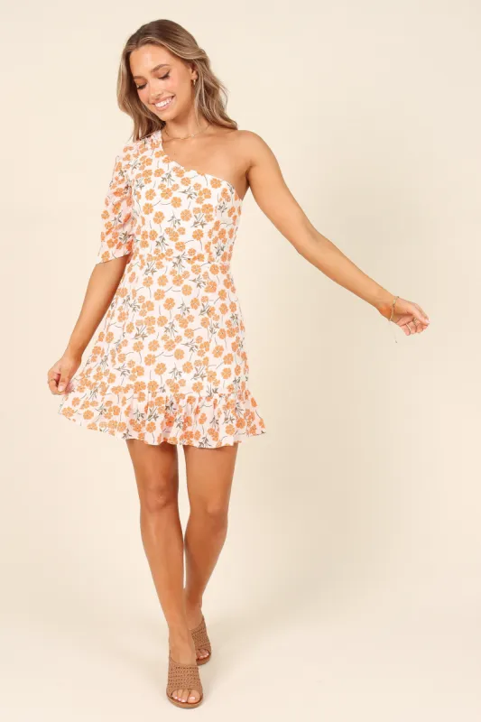Paulina Dress - Orange sold by Petal & Pup