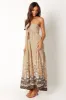 Harlow Halterneck Maxi Dress - Multicoloured sold by Petal & Pup