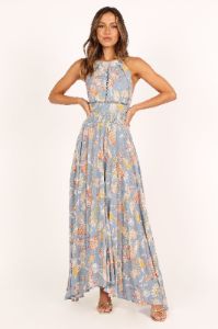 Newell Dress - Blue sold by Petal & Pup