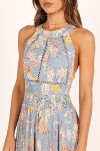 Newell Dress - Blue sold by Petal & Pup