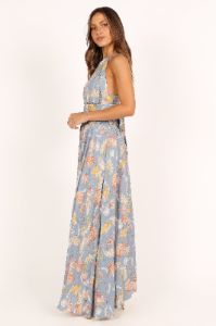Newell Dress - Blue sold by Petal & Pup