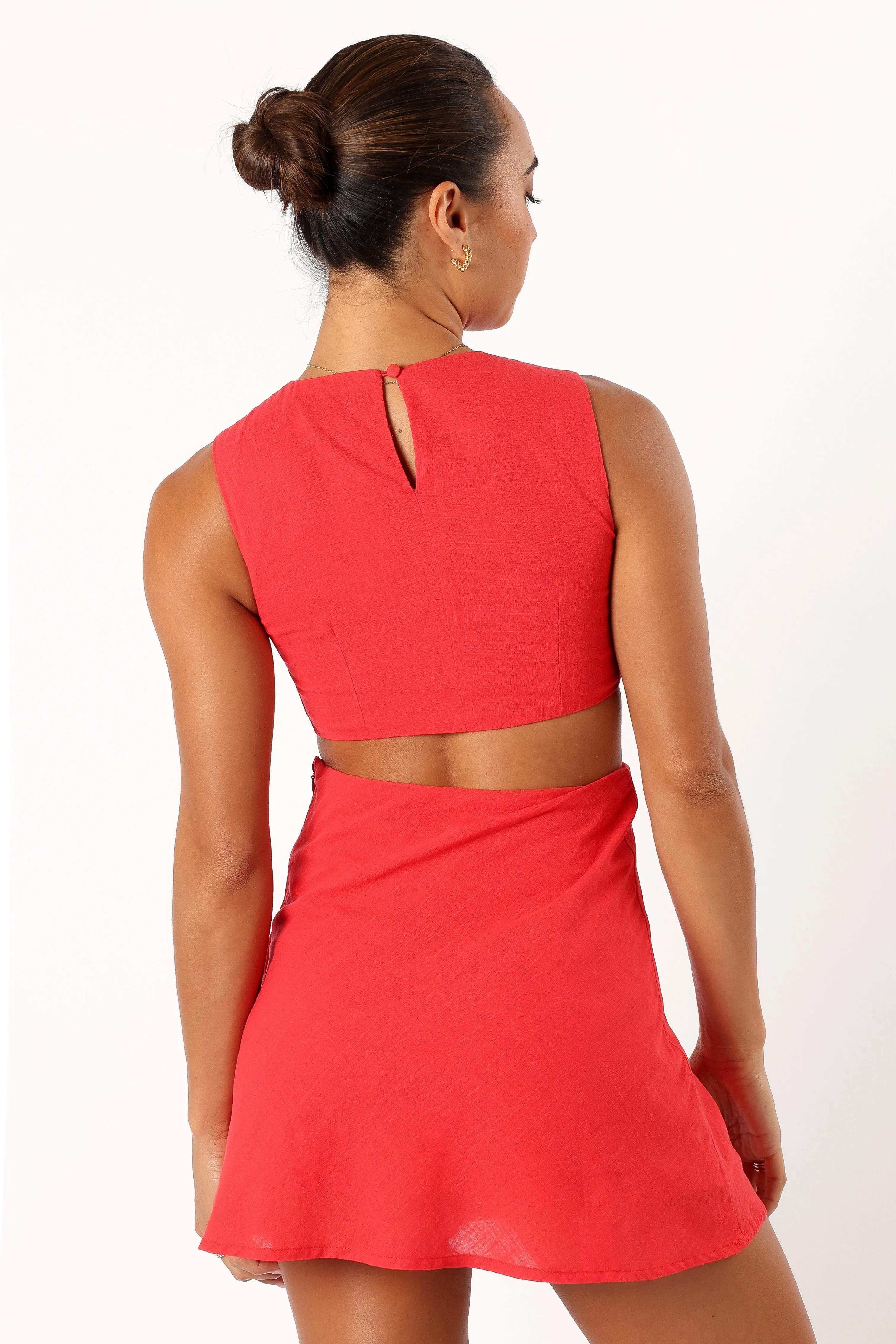 Sola Mini Dress - Red sold by Petal & Pup product image thumbnail 3